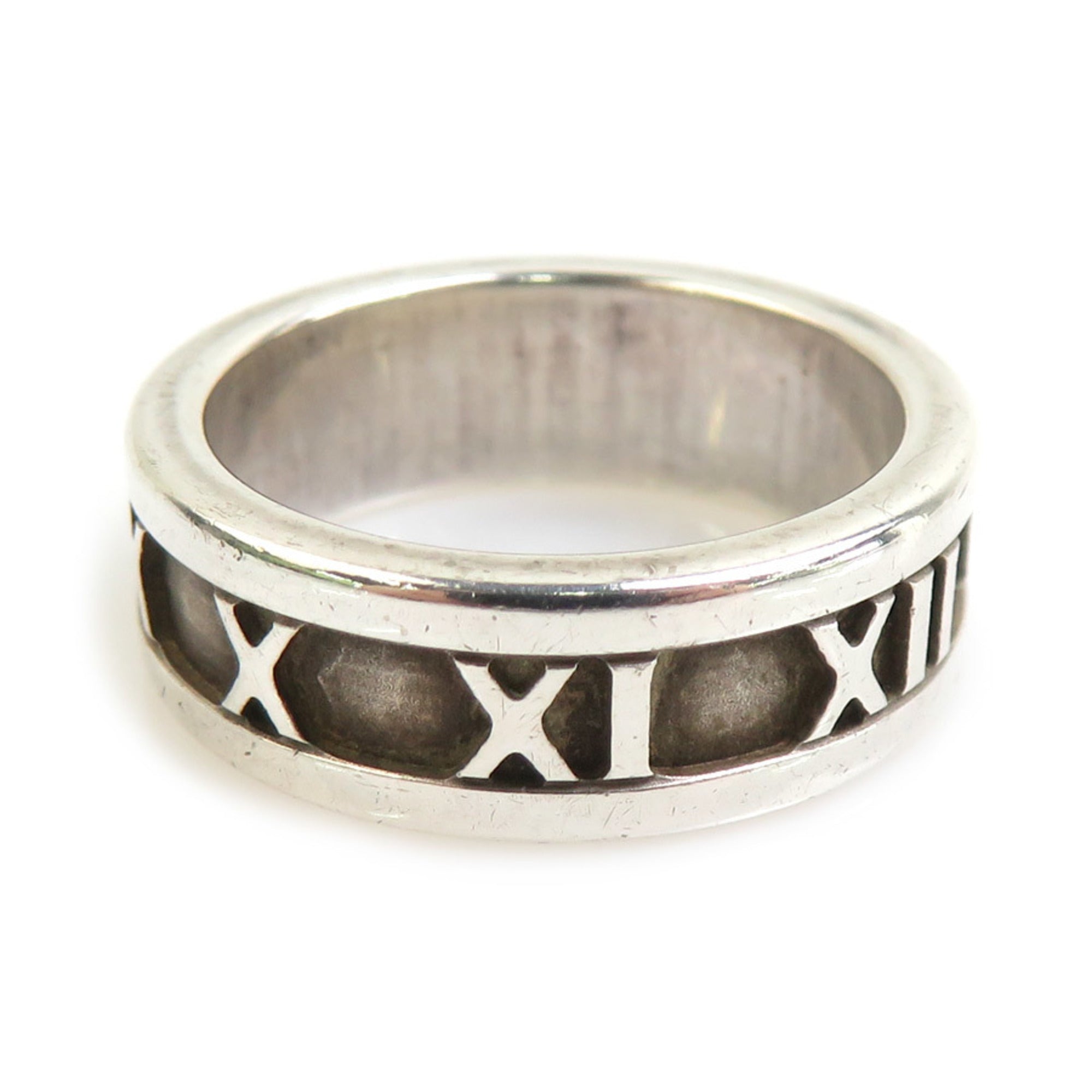 Tiffany Silver Silver 925 Band Ring (Pre-Owned)