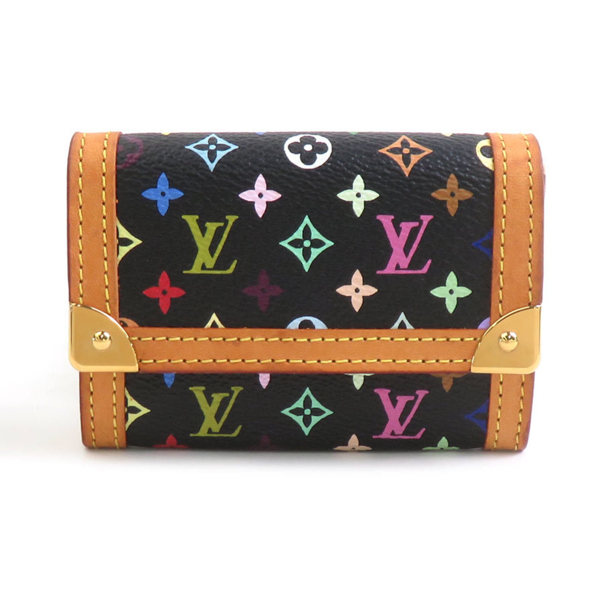 Louis Vuitton Black Monogram Multicolore Coin Purse/Coin Case (Pre-Owned)