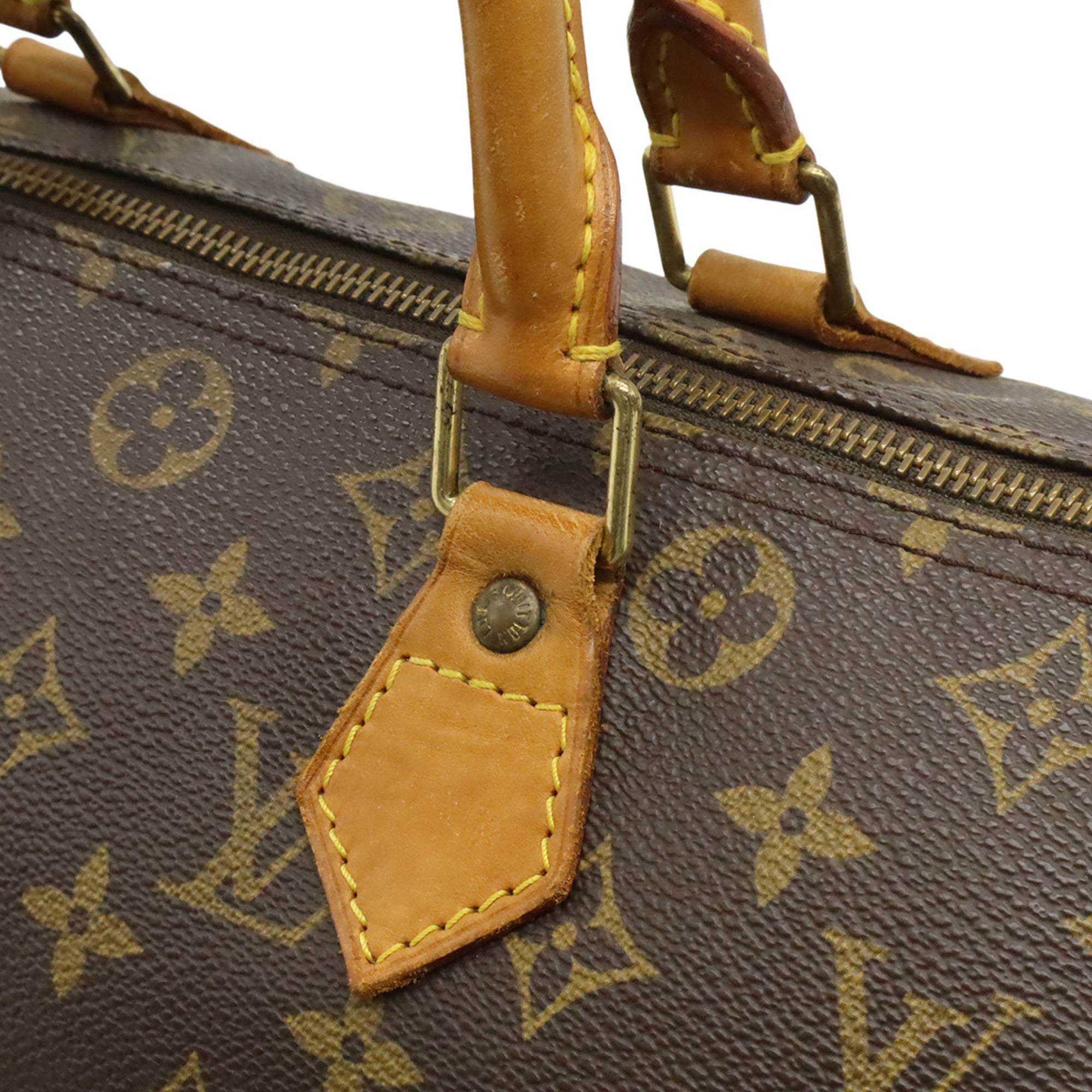 Louis Vuitton Brown Monogram Canvas Pvc Coated Canvas Handbag (Pre-Owned)