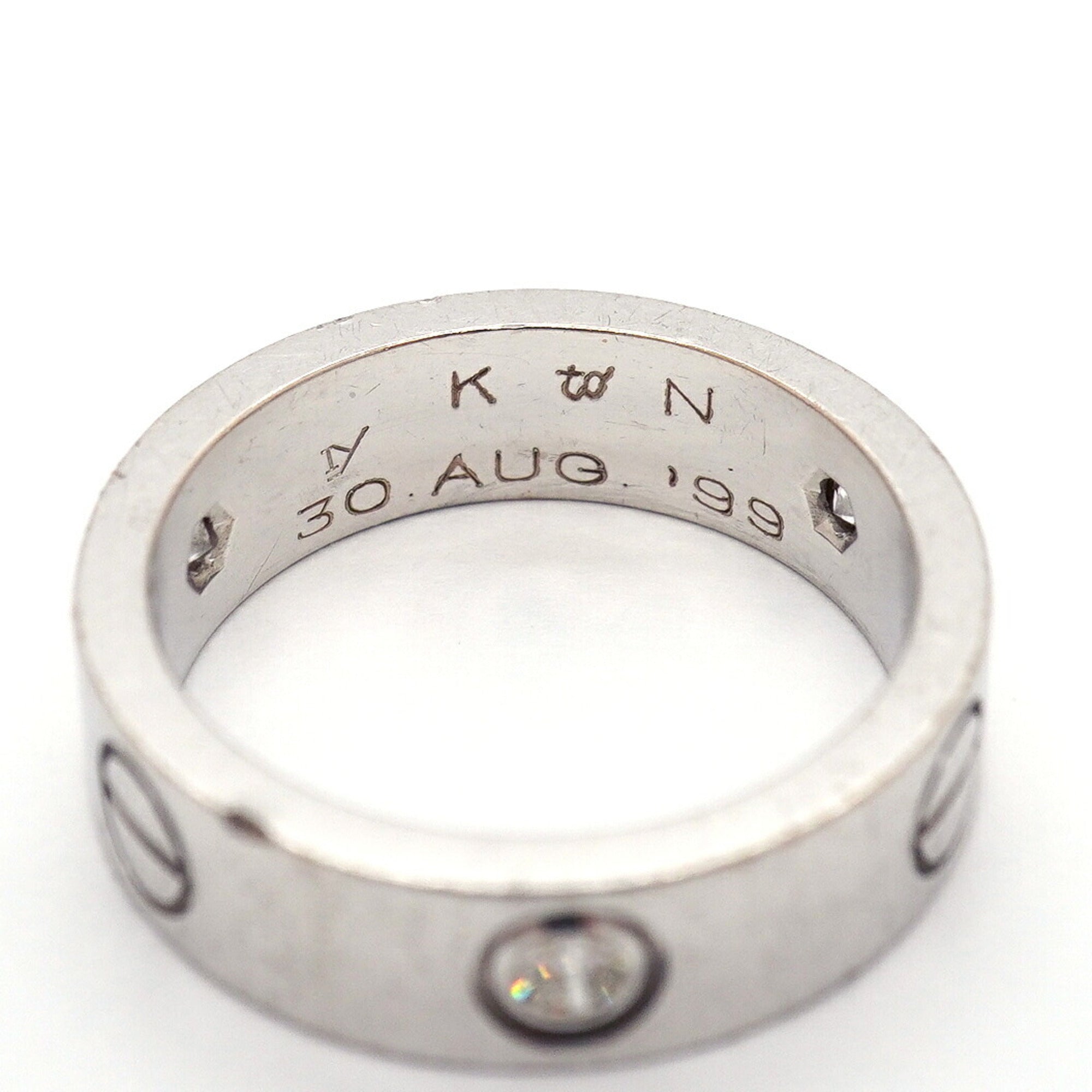 Cartier White Gold (18K) Band Ring (Pre-Owned)