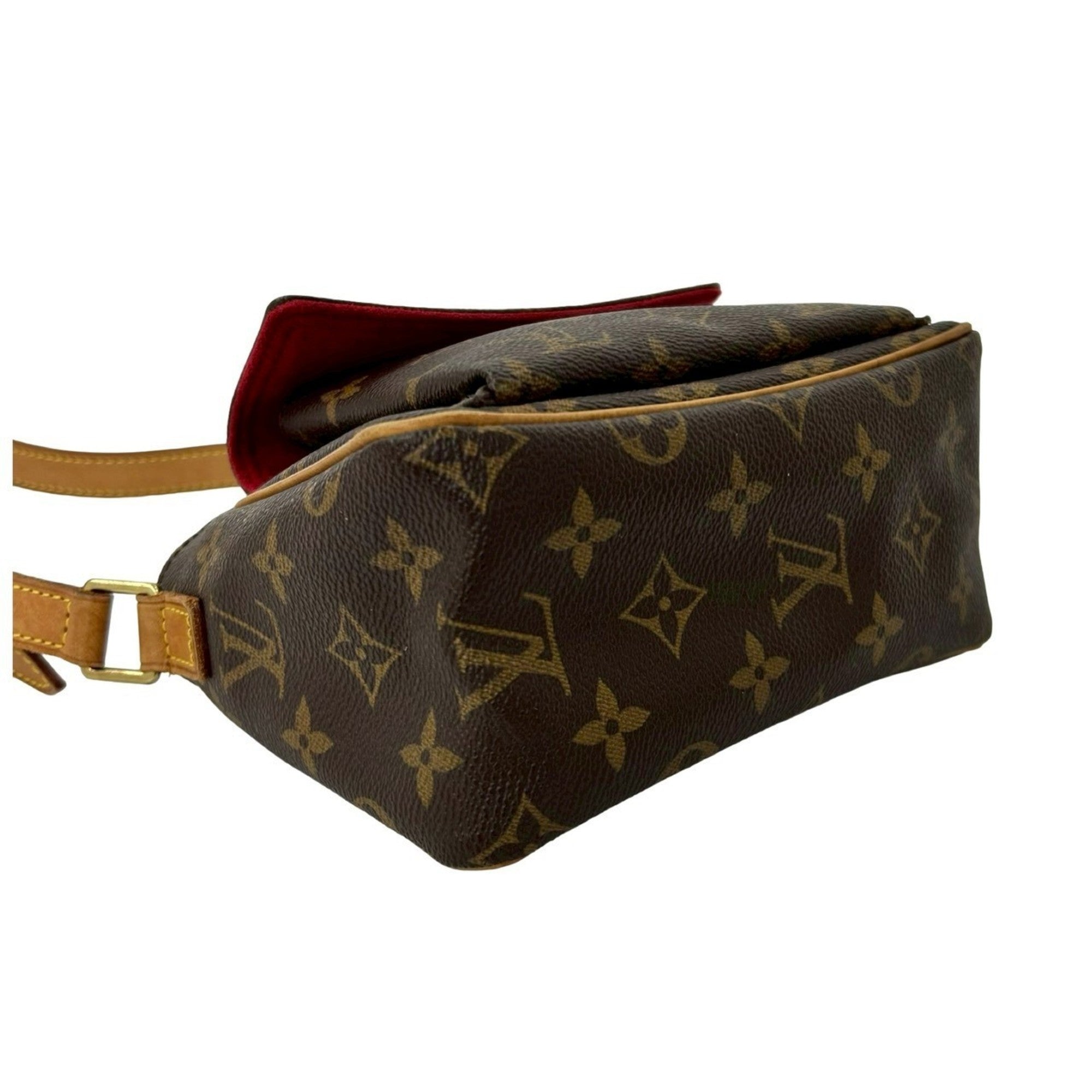 Louis Vuitton Brown Leather Pvc Pochette Shoulder Bag (Pre-Owned)