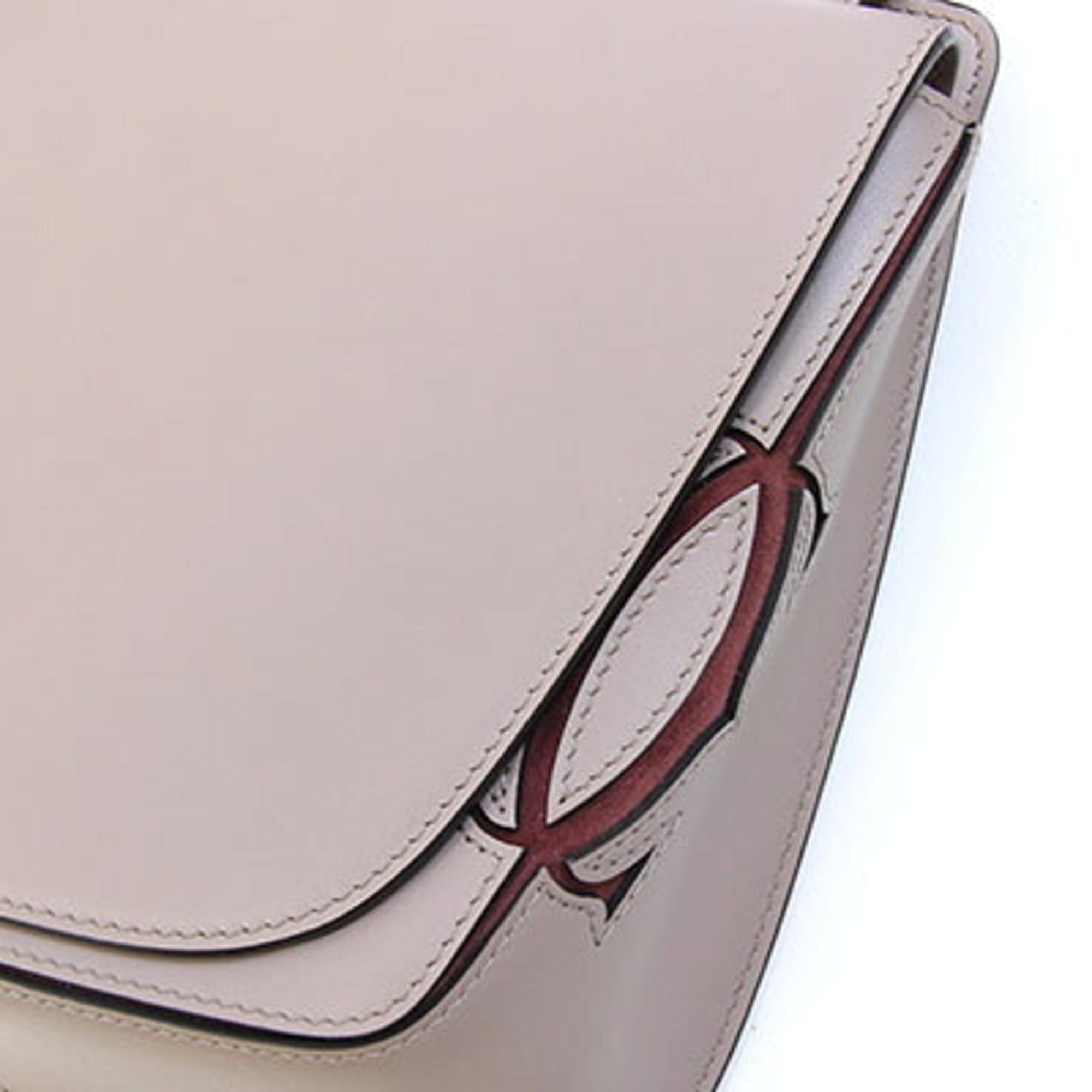 Cartier Must Pink Beige Leather Shoulder Bag (Pre-Owned)