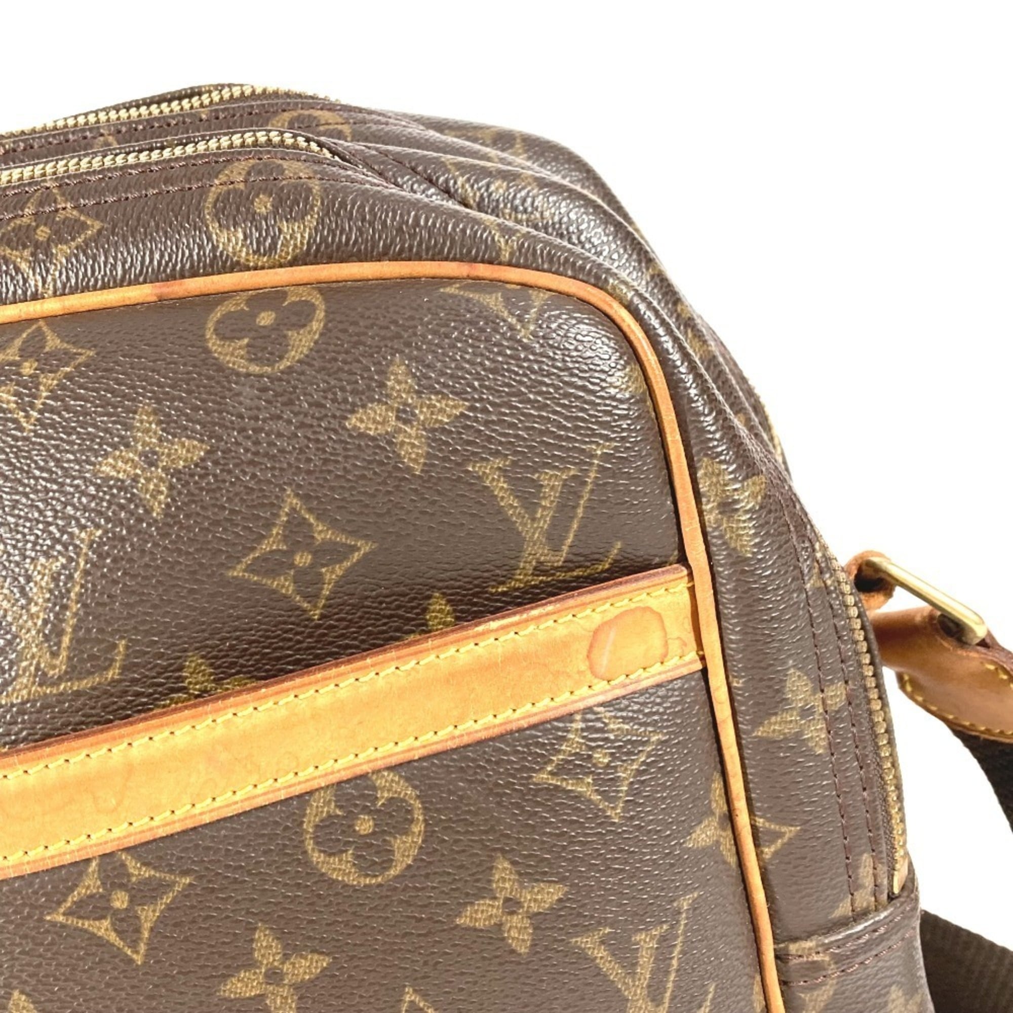 Louis Vuitton Brown Monogram Handbag Pochette Shoulder Bag (Pre-Owned)