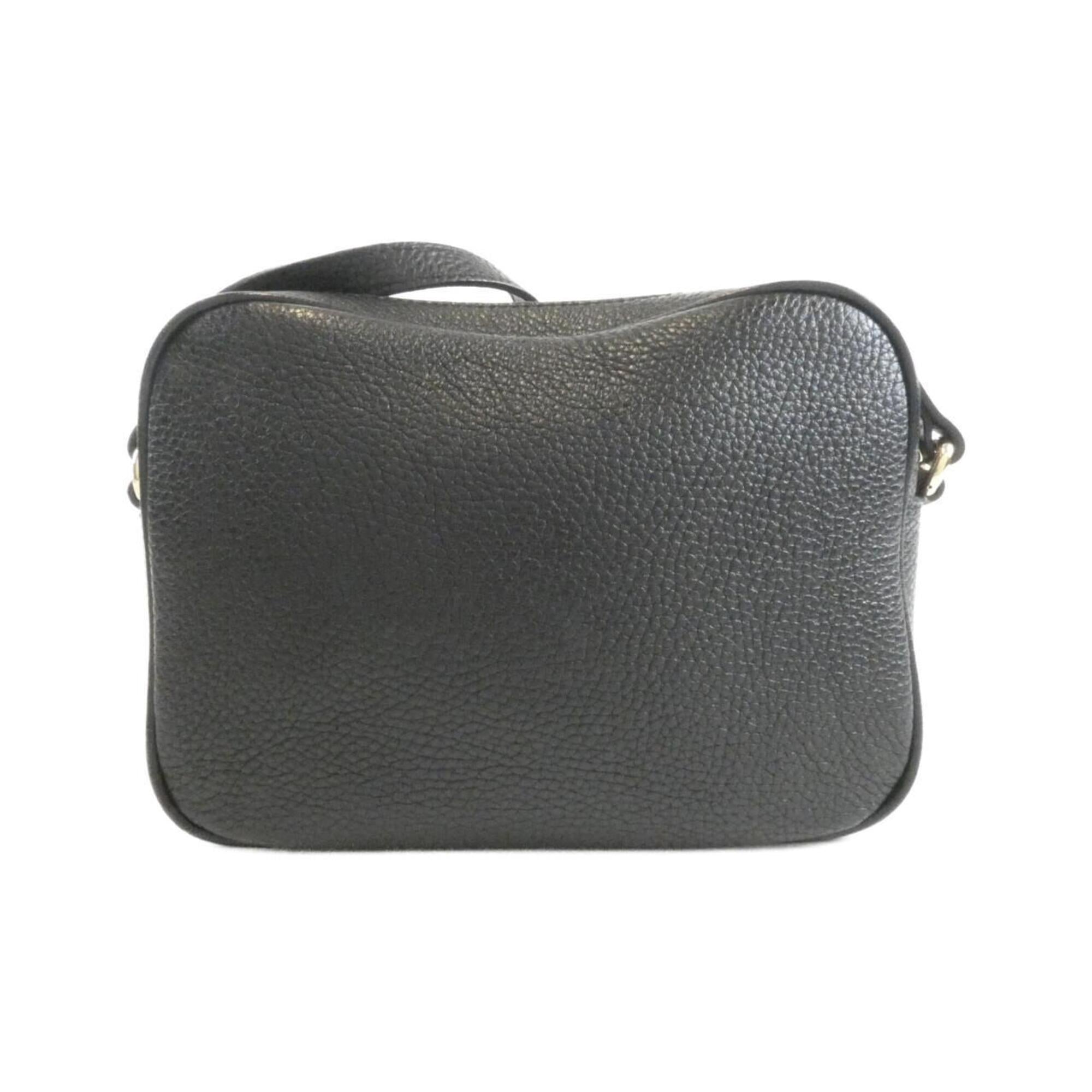 Gucci Black Leather Shoulder Bag (Pre-Owned)