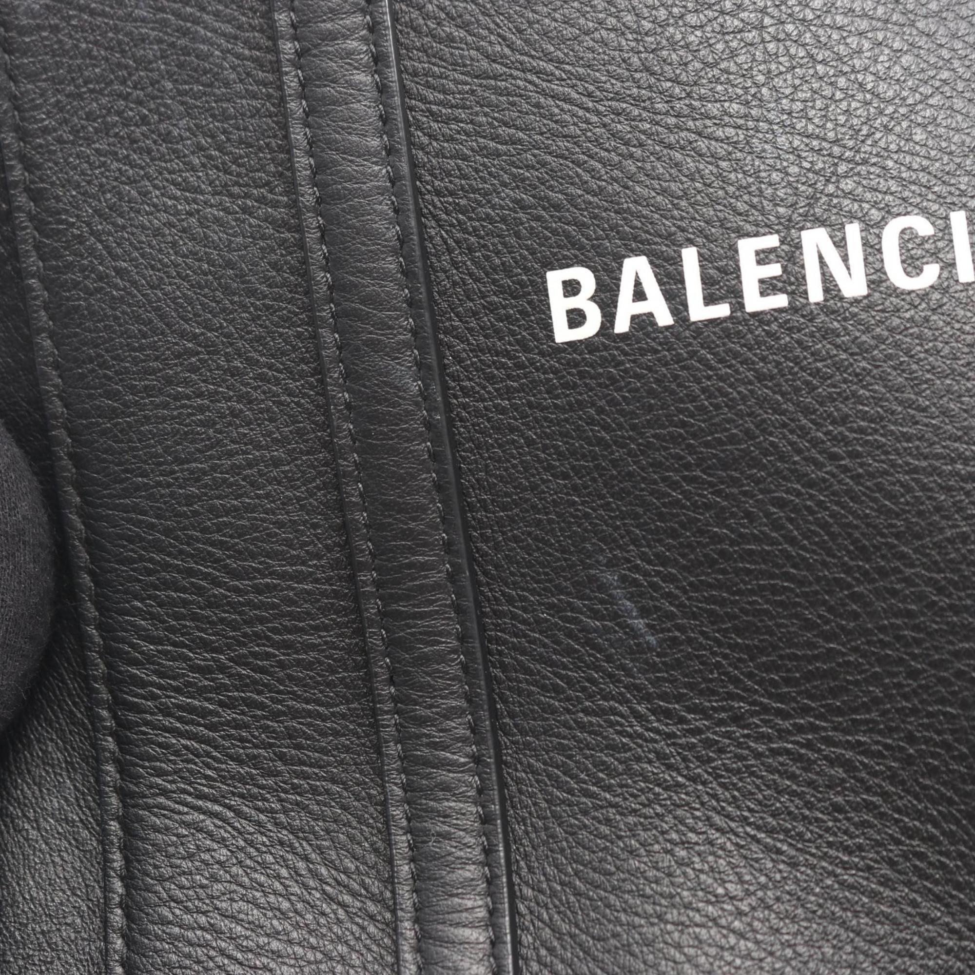 Balenciaga Black Leather Tote Bag (Pre-Owned)