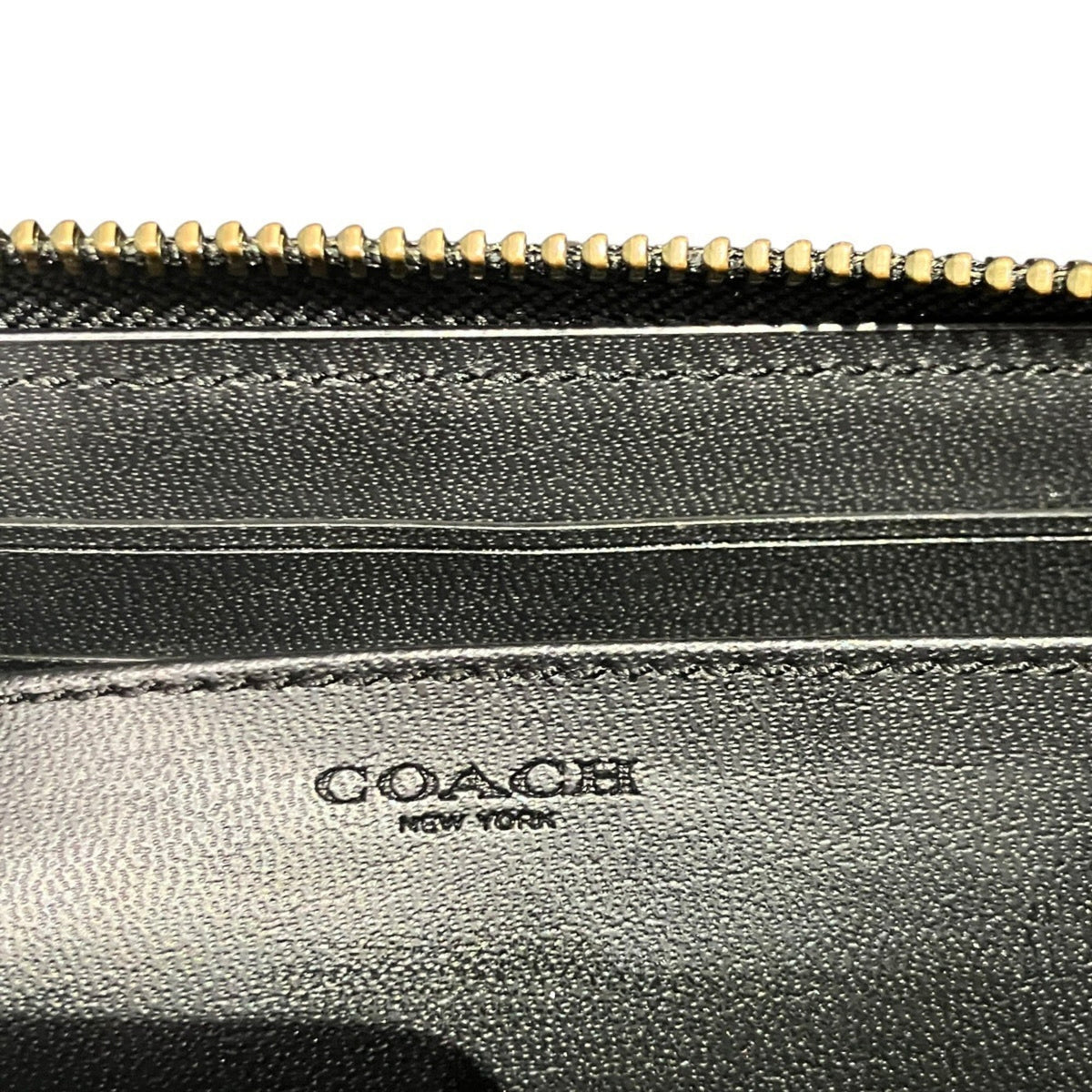 Coach Black Pvc Coin Purse/Coin Case (Pre-Owned)