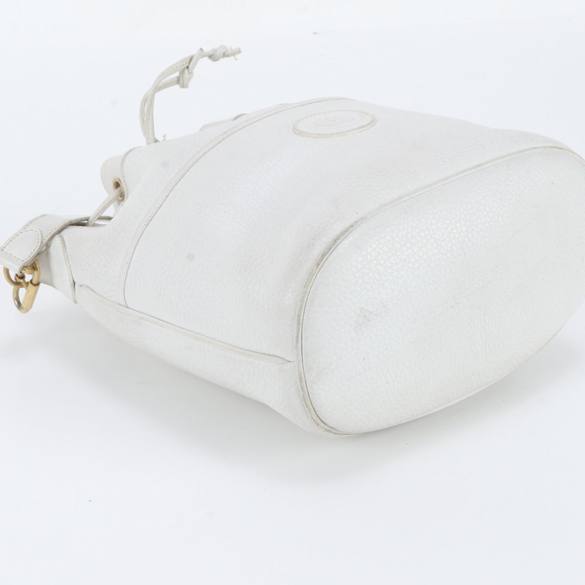Gucci White Leather Crossbody Bag Shoulder Bag (Pre-Owned)