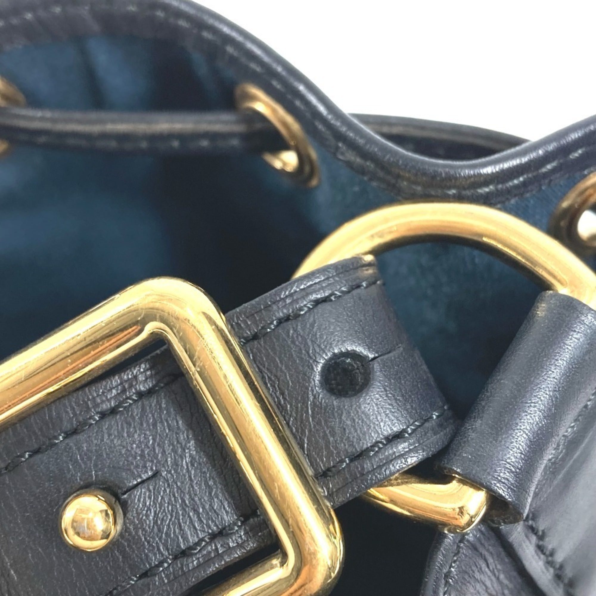 Louis Vuitton Navy Monogram Mini Handbag Shoulder Bag (Pre-Owned)