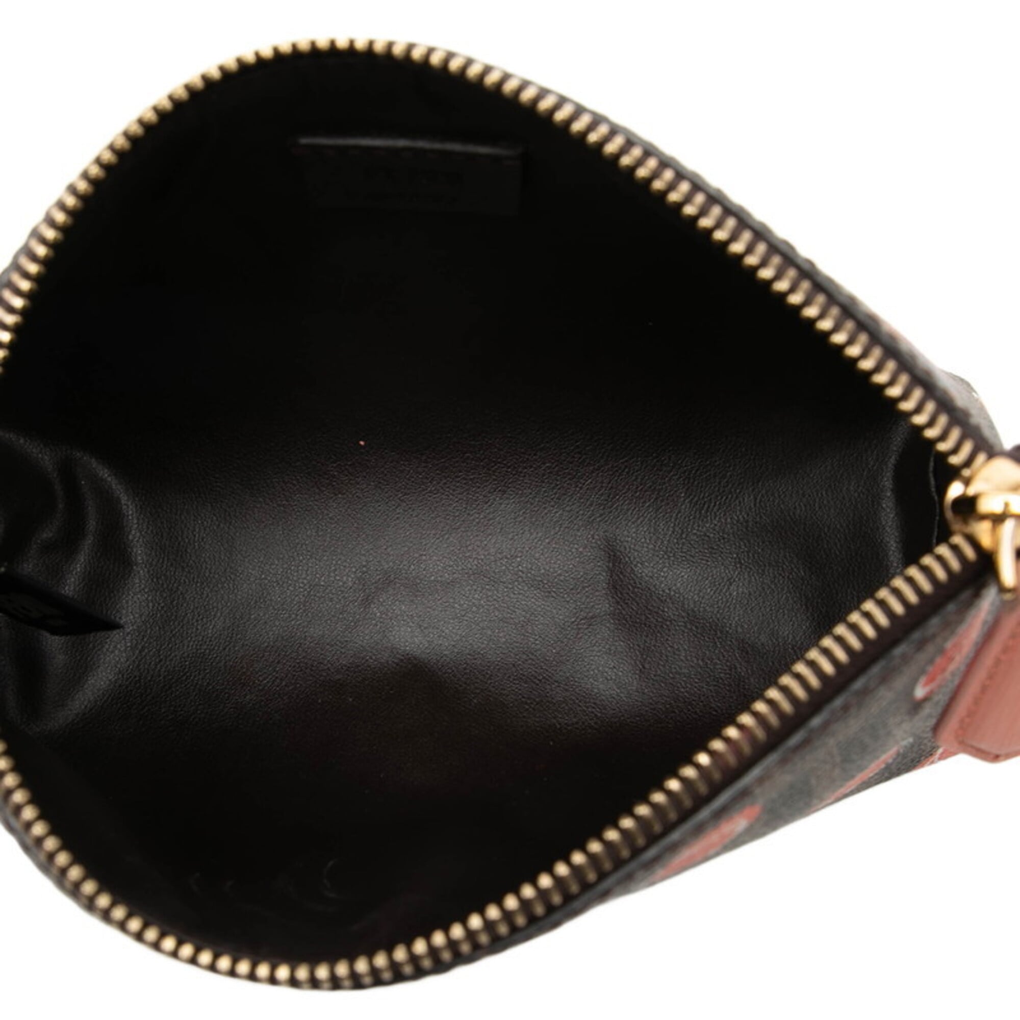 Fendi Brown Multi-Color Pvc Handbag Pouch (Pre-Owned)