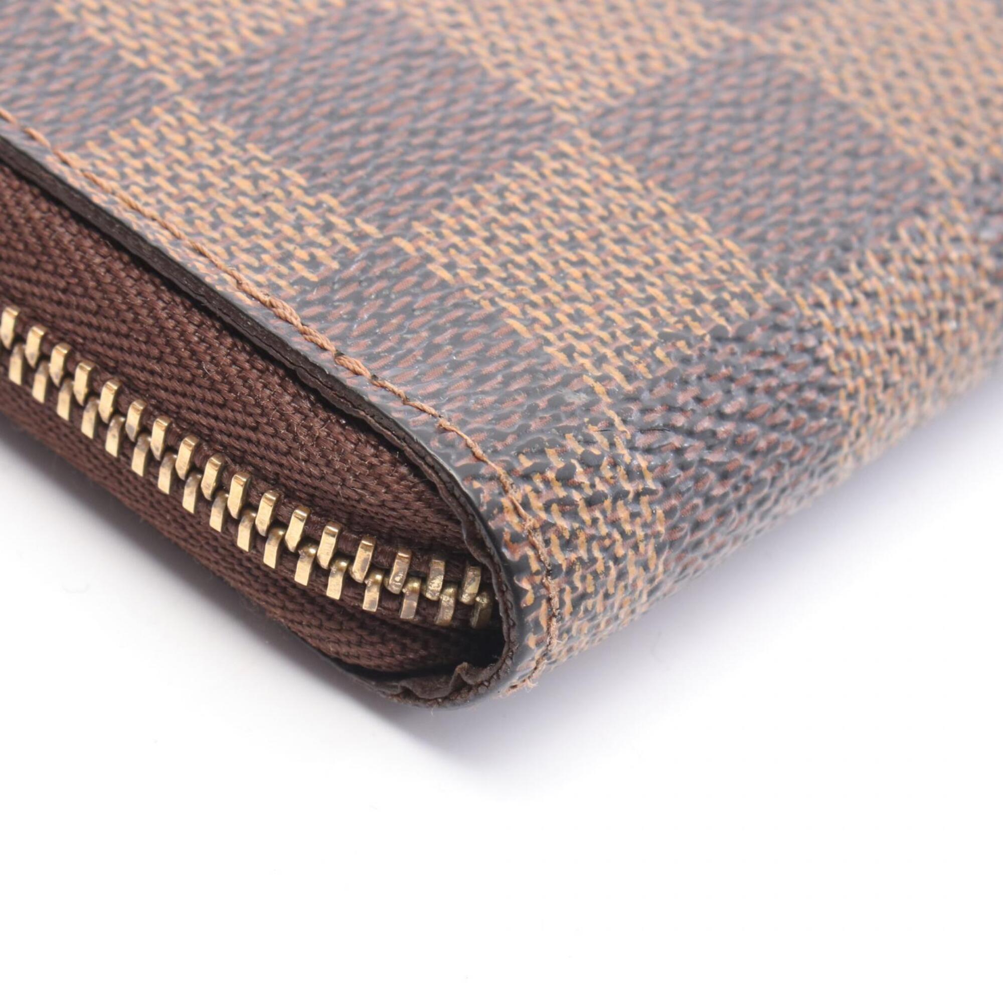 Louis Vuitton Brown Ebene Coated Canvas Damier Canvas Middle Wallet (Bi-Fold) (Pre-Owned)
