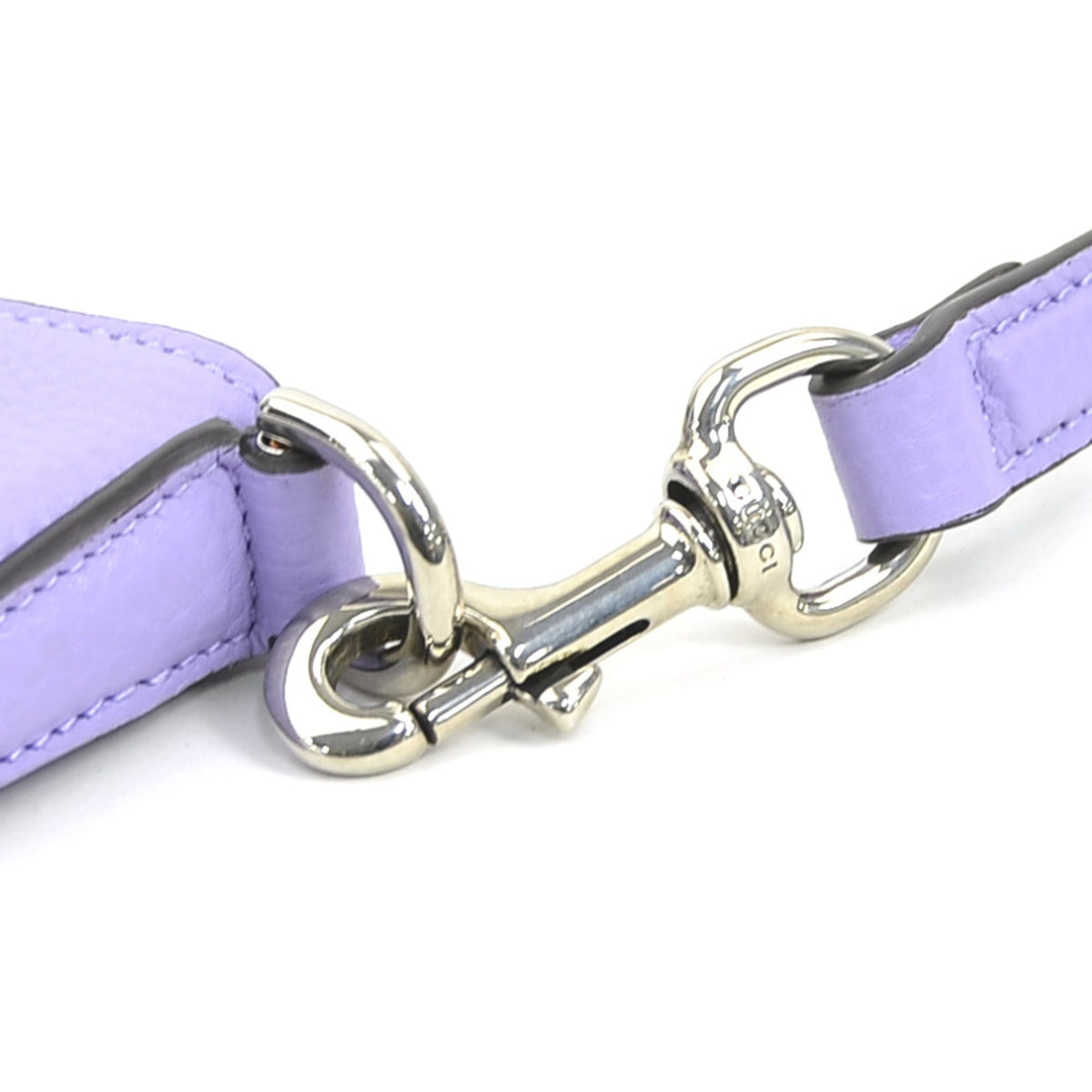 Gucci Purple Leather Shoulder Bag (Pre-Owned)