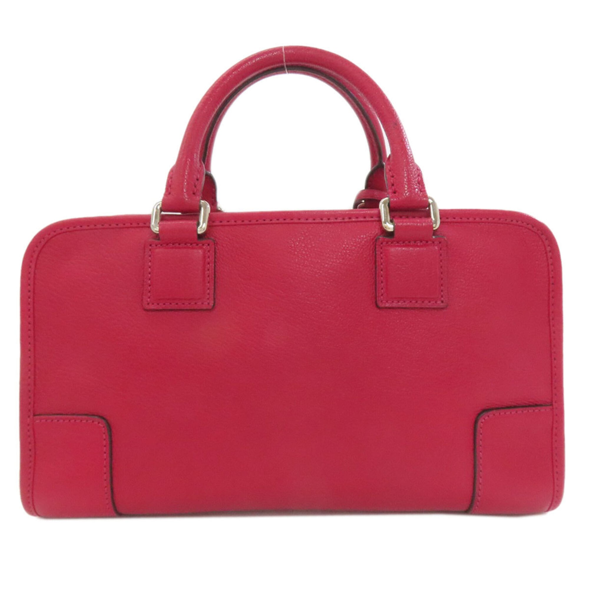 Loewe Red Color Leather Tote Bag (Pre-Owned)
