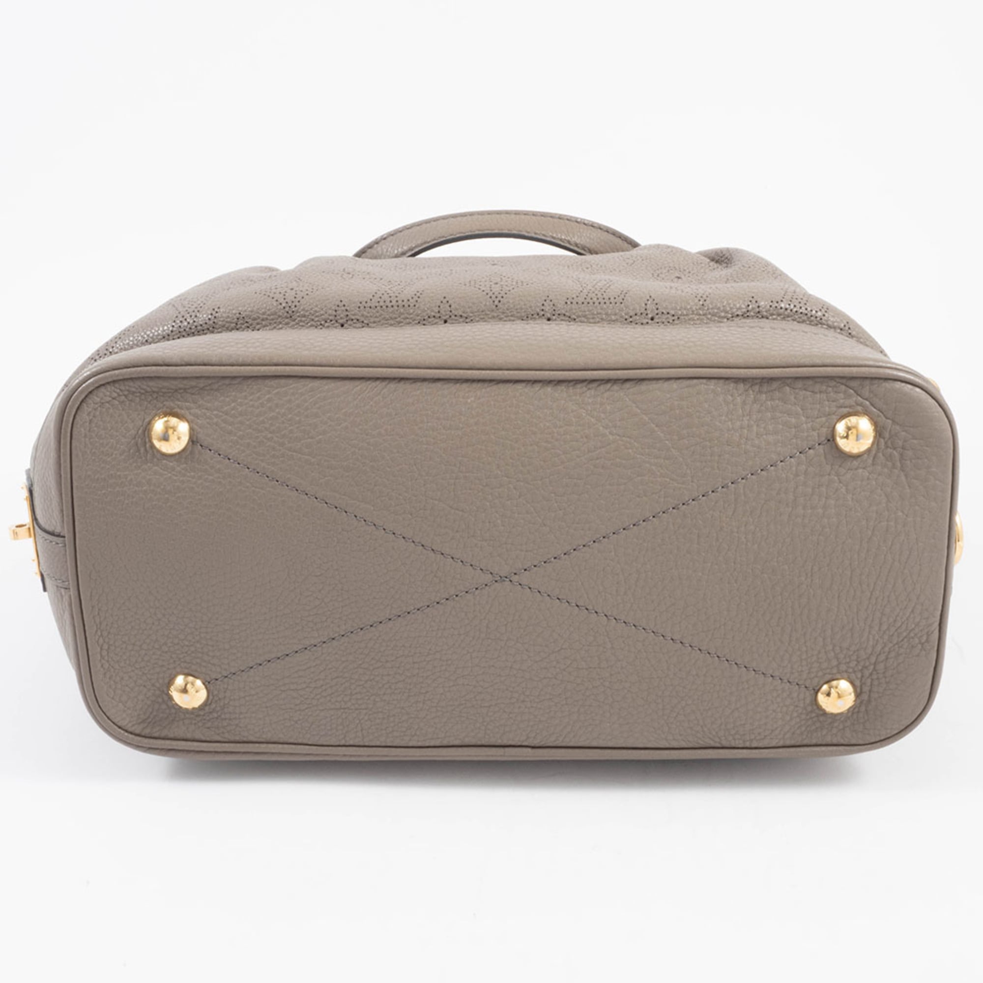 Louis Vuitton Mahina Beige Mahina Leather Shoulder Bag (Pre-Owned)