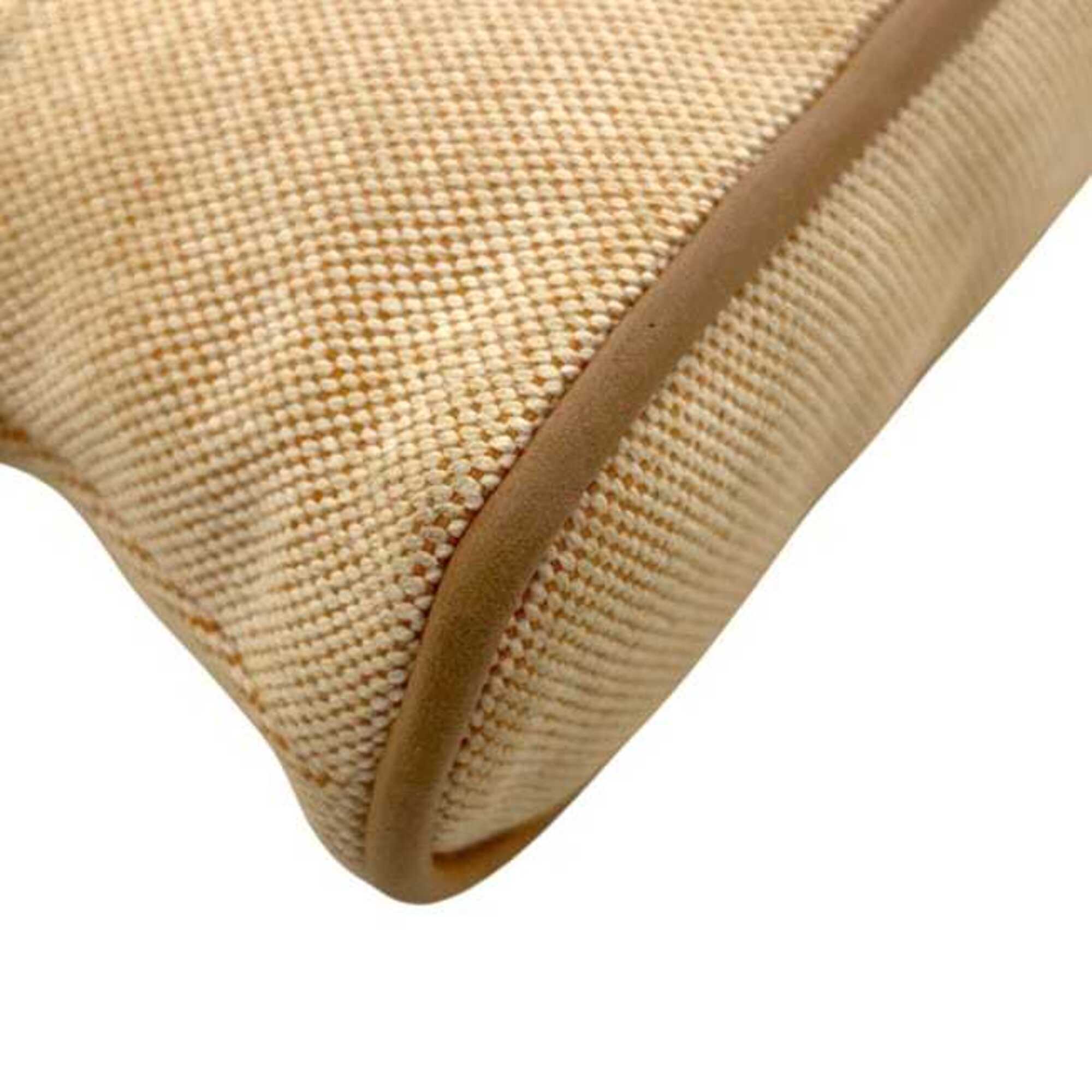 Hermes Beige Toile H Pouch (Pre-Owned)