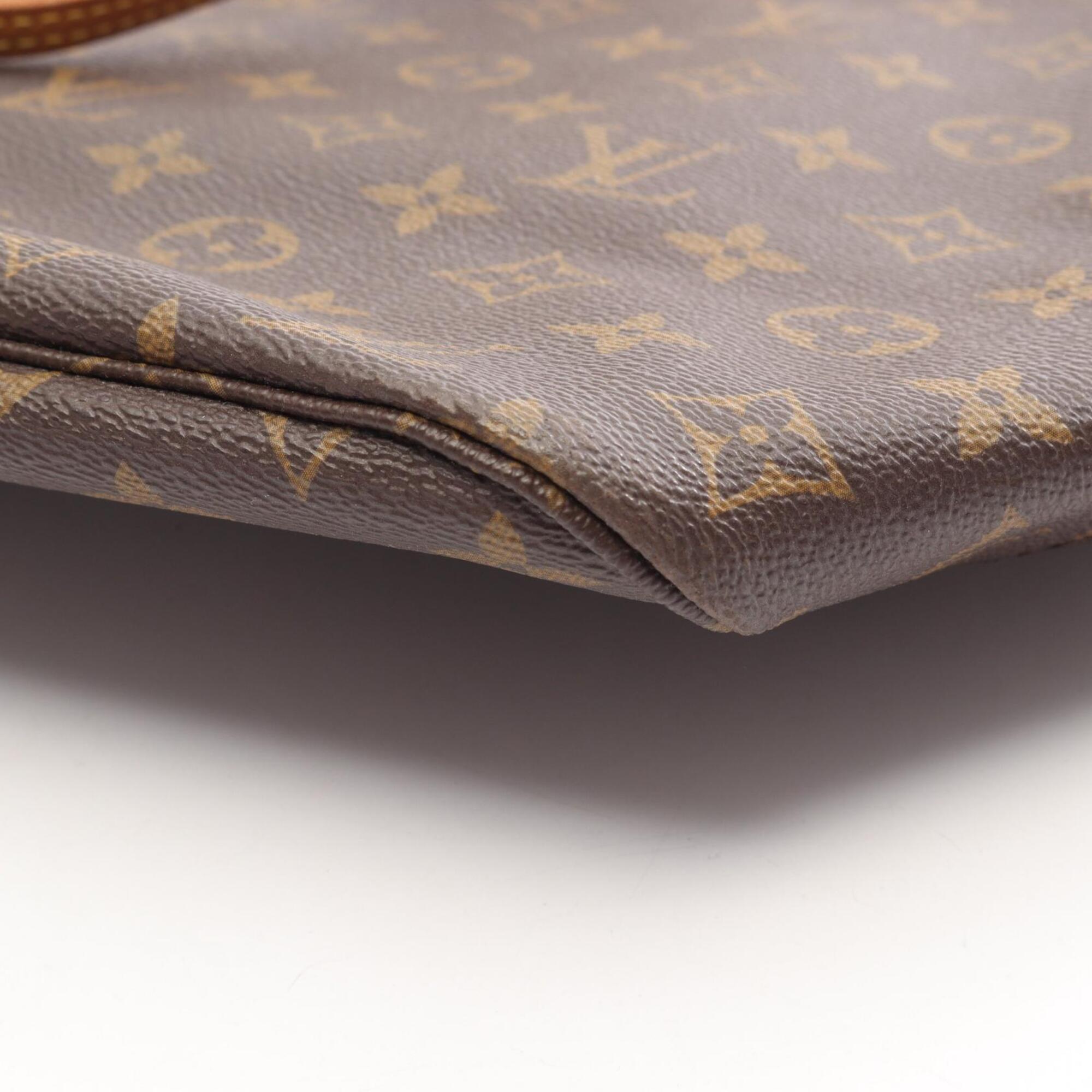 Louis Vuitton Brown Pvc Leather Handbag Tote Bag (Pre-Owned)