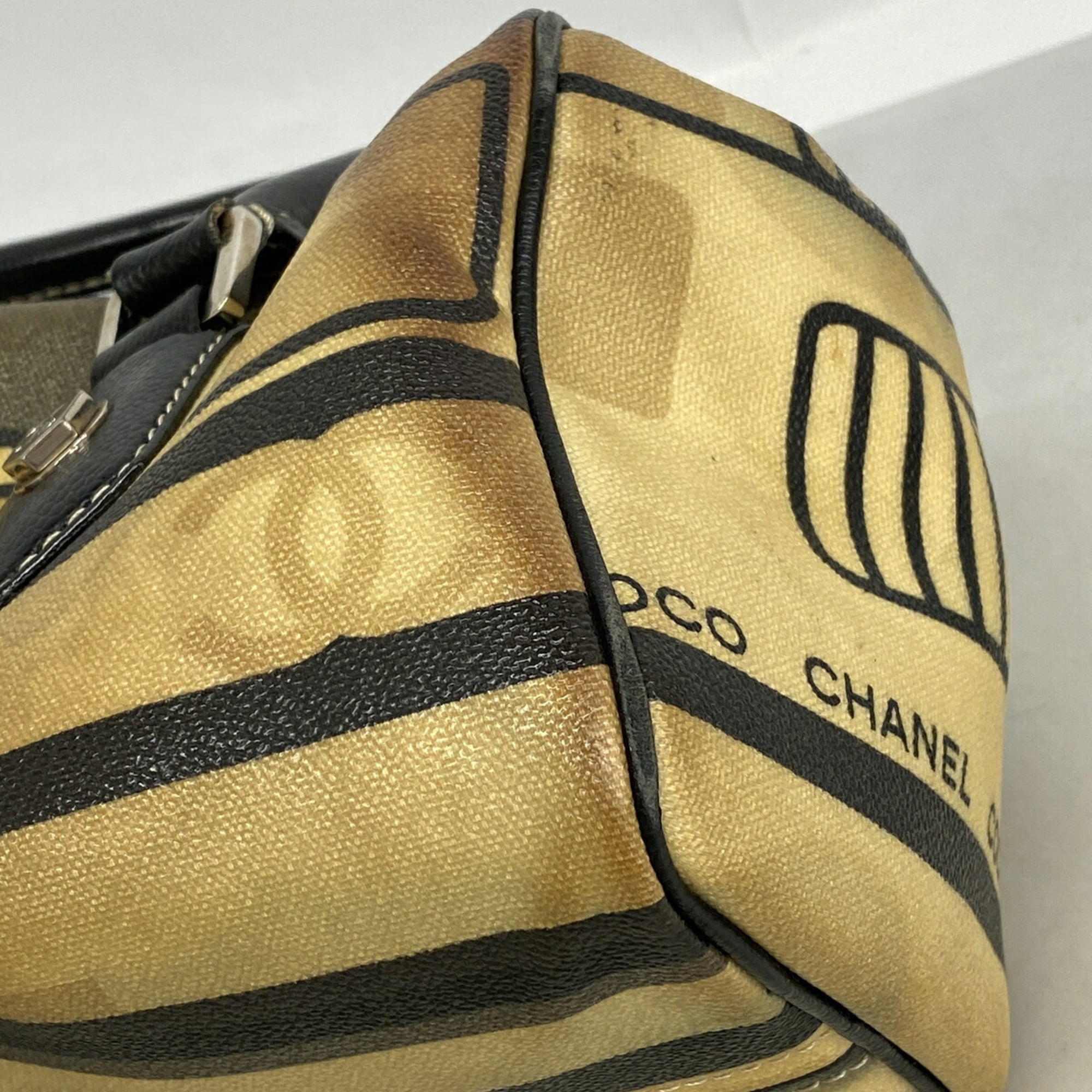 Chanel Beige Pvc Handbag (Pre-Owned)