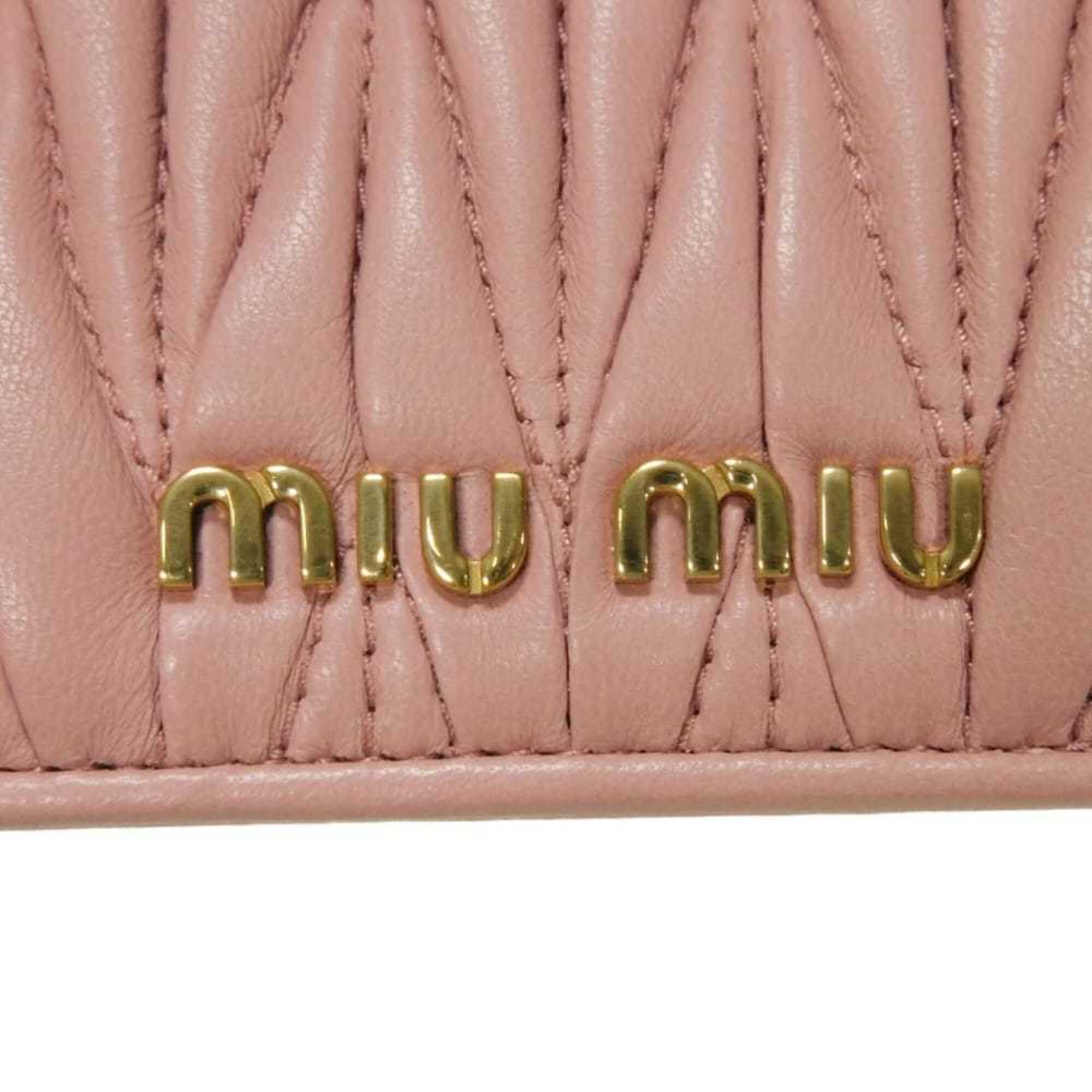 Miu Miu Pink Leather Coin Purse/Coin Case (Pre-Owned)