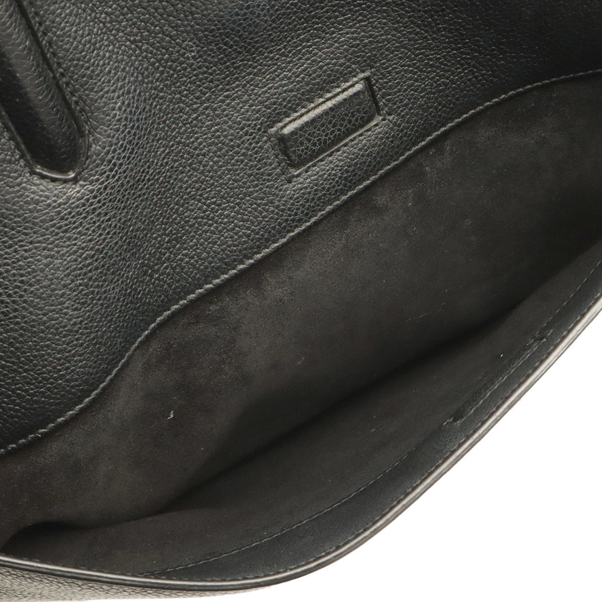 Yves Saint Laurent Black Leather Handbag Shoulder Bag (Pre-Owned)