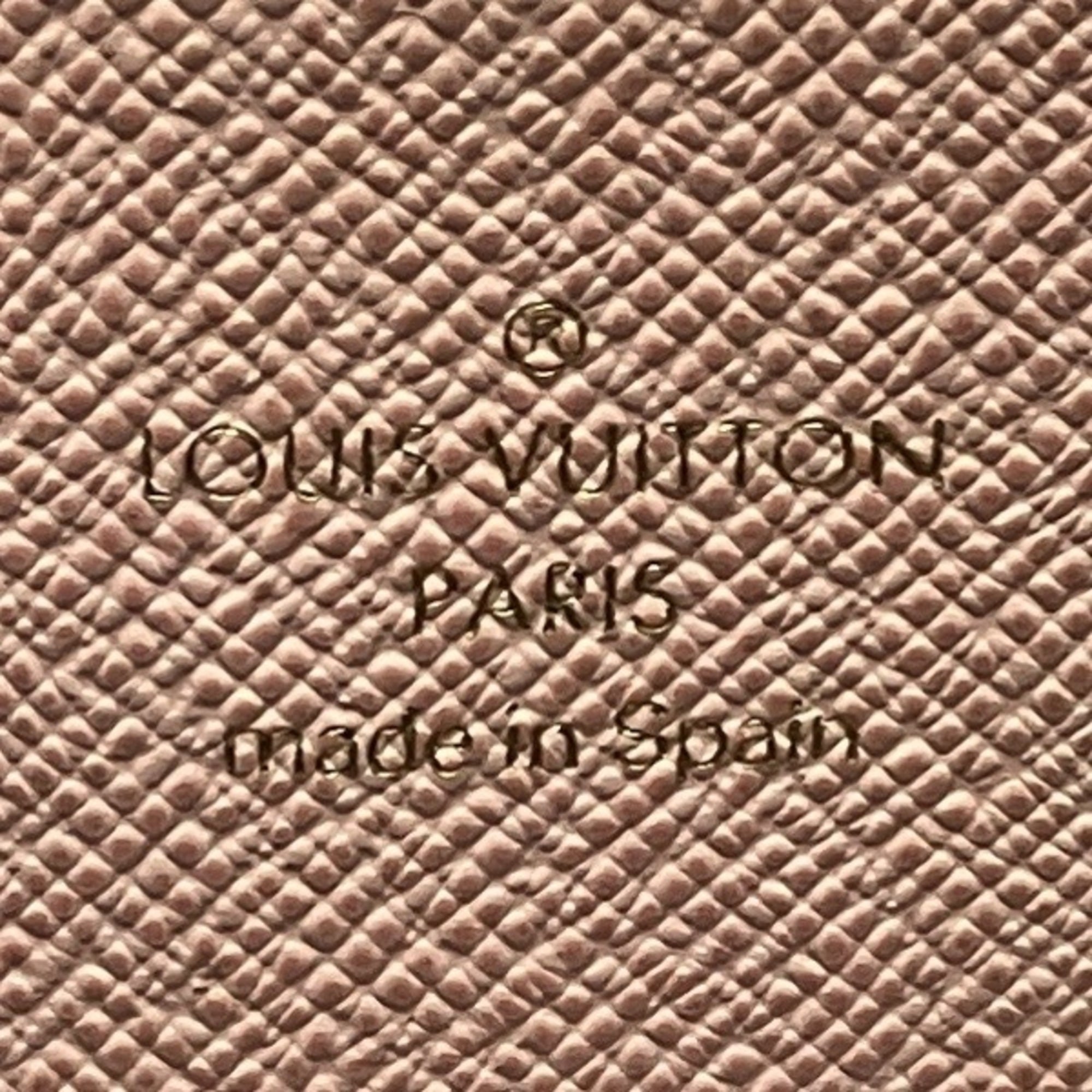 Louis Vuitton Monogram Pink Monogram Long Wallet (Bi-Fold) (Pre-Owned)
