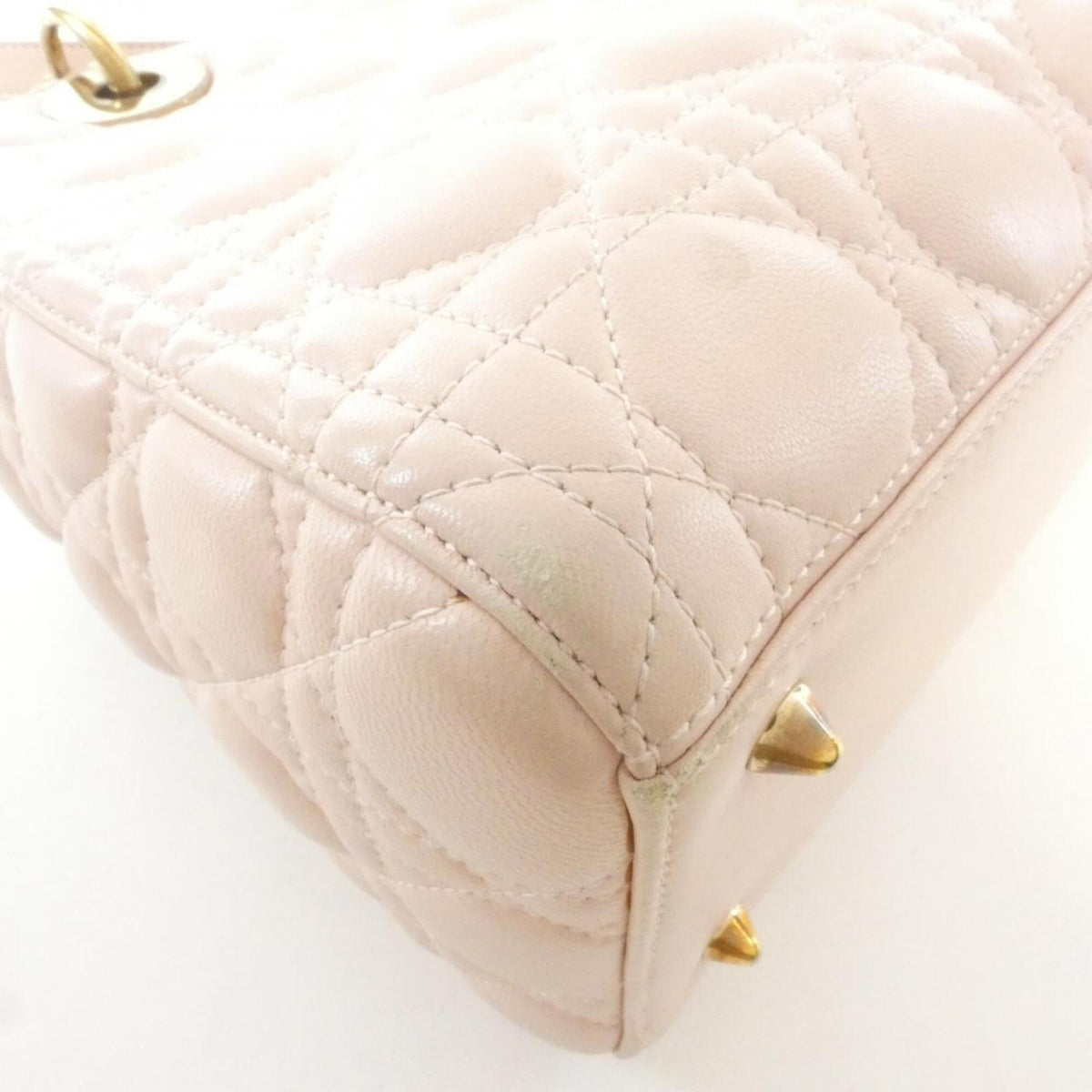 Christian Dior Pink Leather Handbag (Pre-Owned)