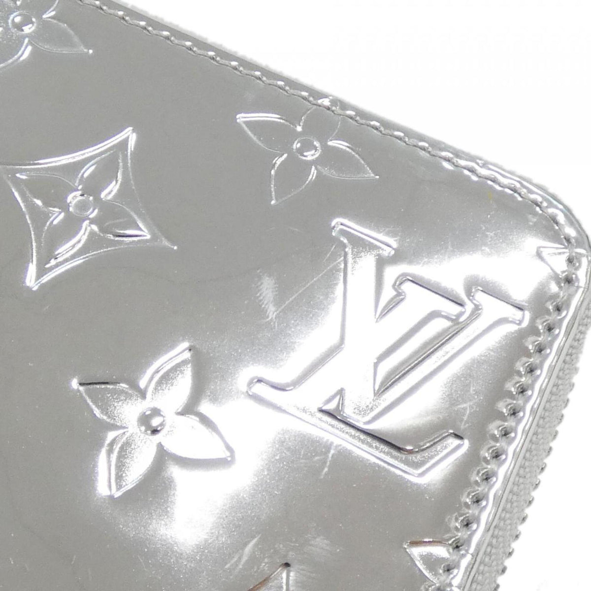 Louis Vuitton Silver Monogram Miroir Long Wallet (Bi-Fold) (Pre-Owned)