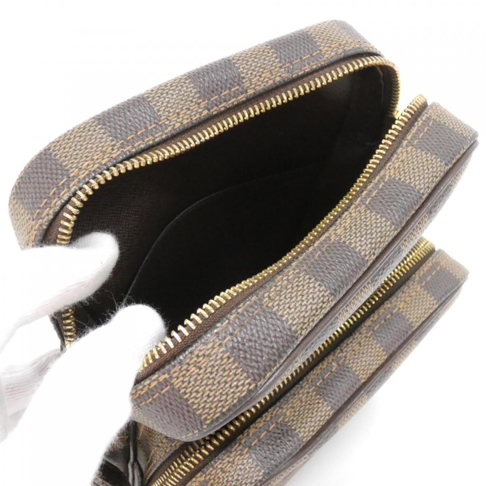 Louis Vuitton Ebene Coated Canvas Shoulder Bag (Pre-Owned)