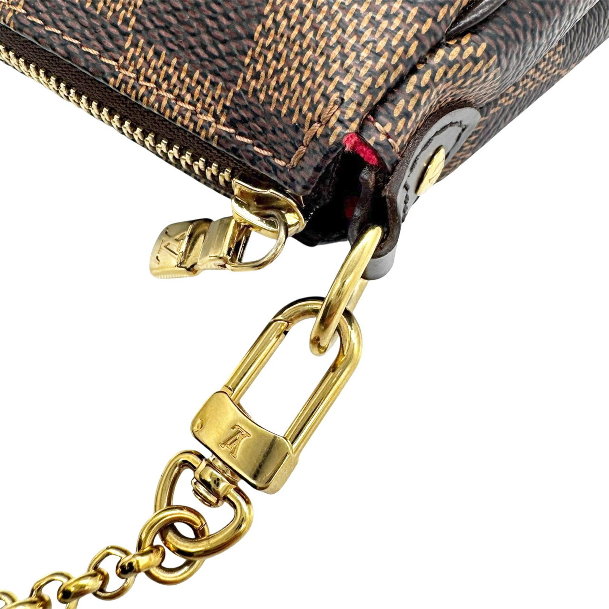 Louis Vuitton Brown Damier Canvas Ebene Damier Canvas Pochette Shoulder Bag (Pre-Owned)