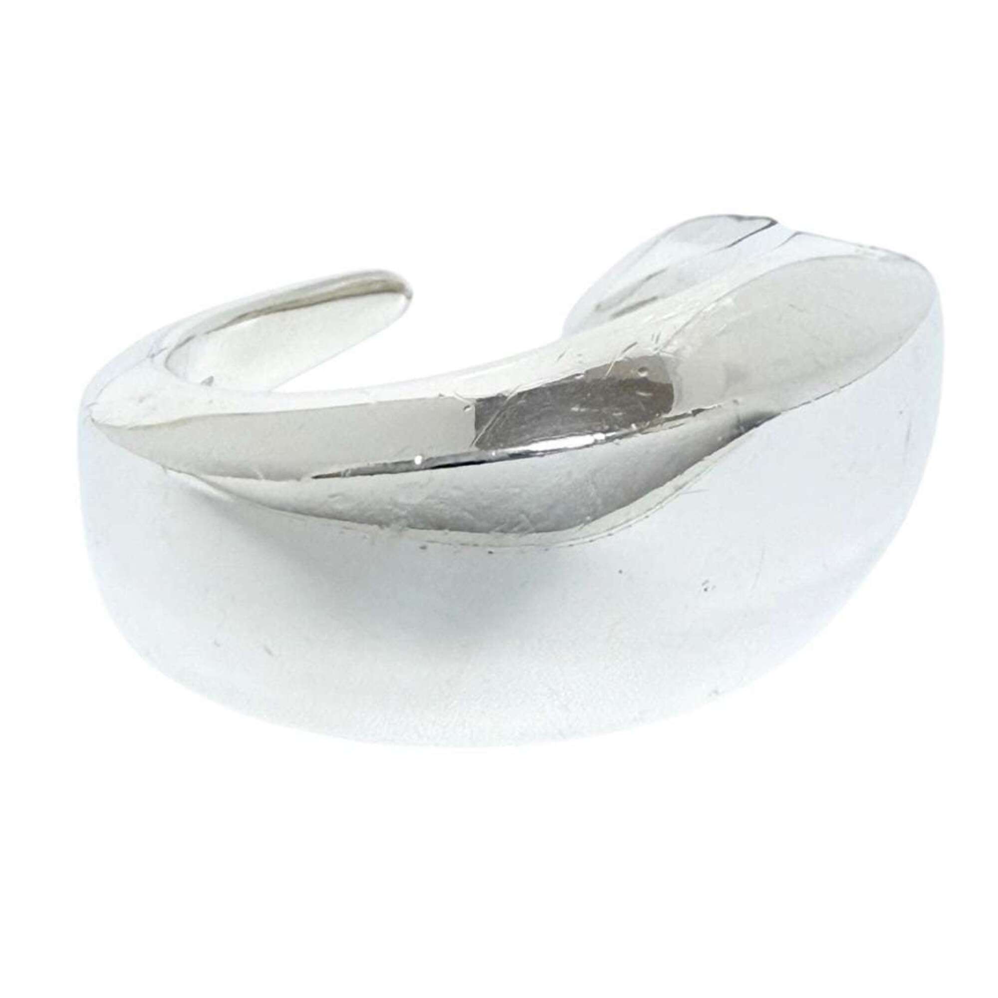 Bottega Veneta Silver 925 Band Ring (Pre-Owned)