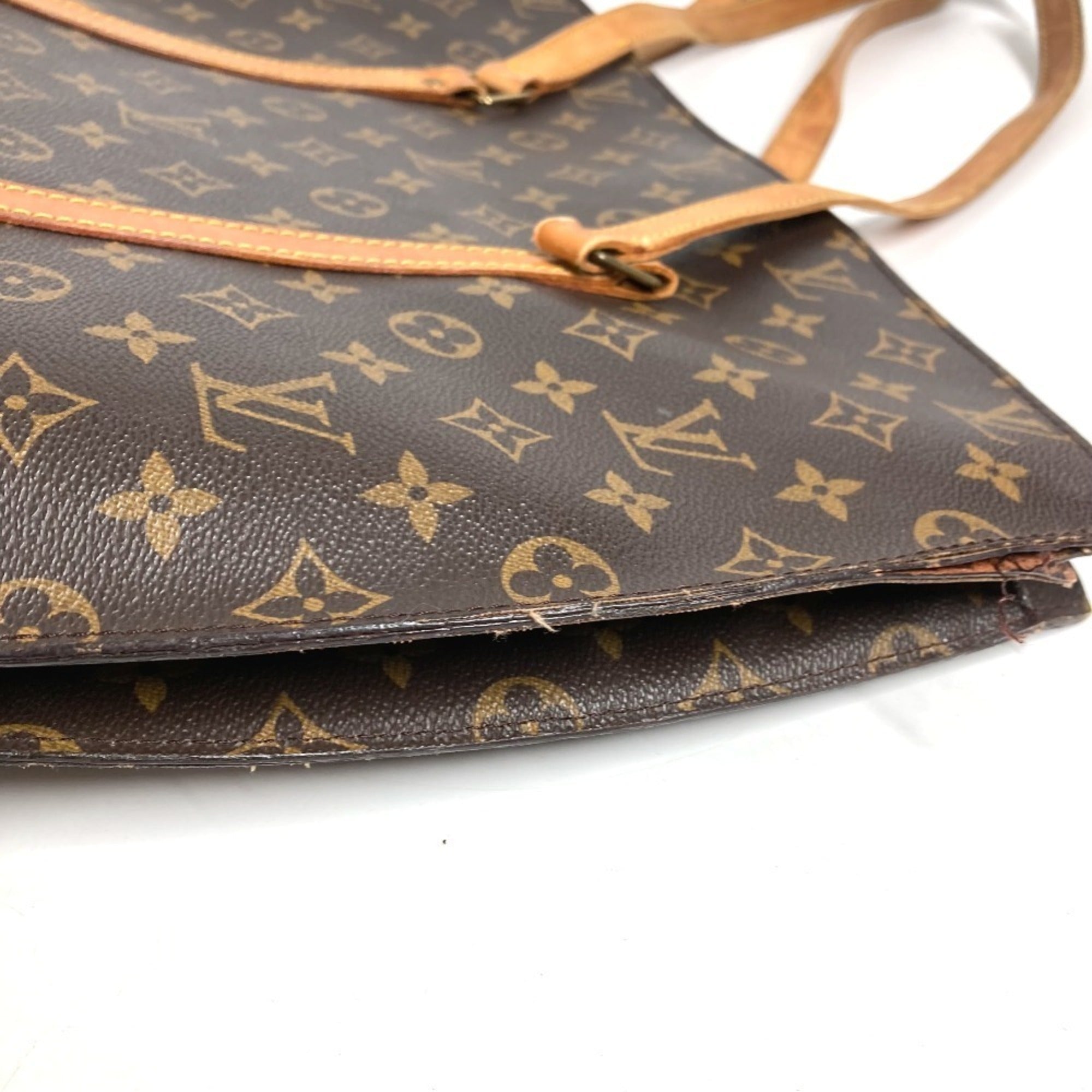 Louis Vuitton Brown Monogram Shoulder Bag Tote Bag (Pre-Owned)