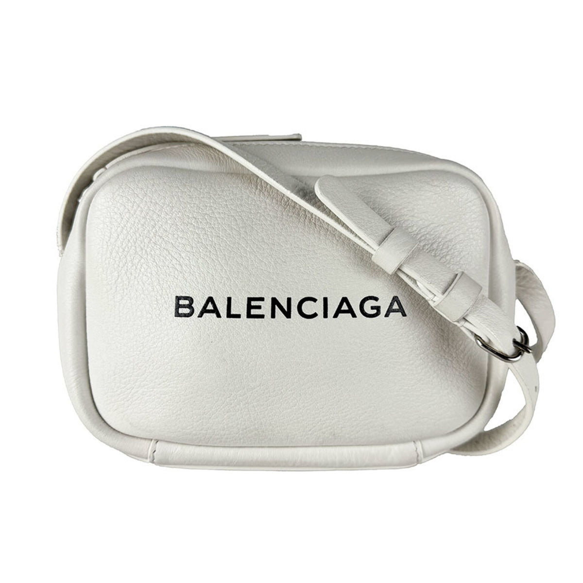 Balenciaga White Leather Shoulder Bag (Pre-Owned)