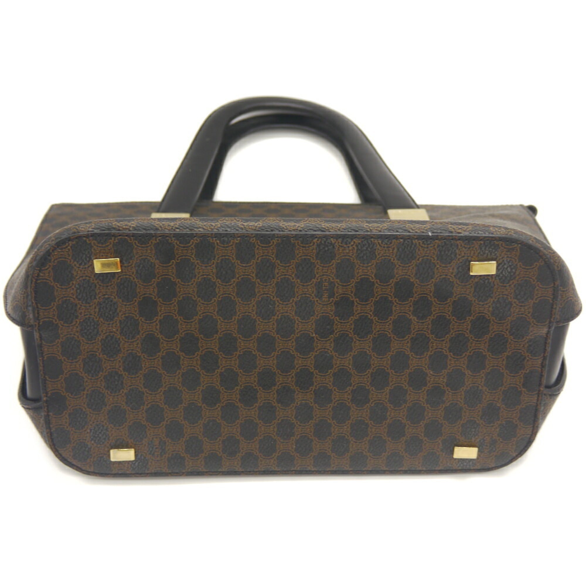 Celine Brown Pvc Leather Tote Bag (Pre-Owned)