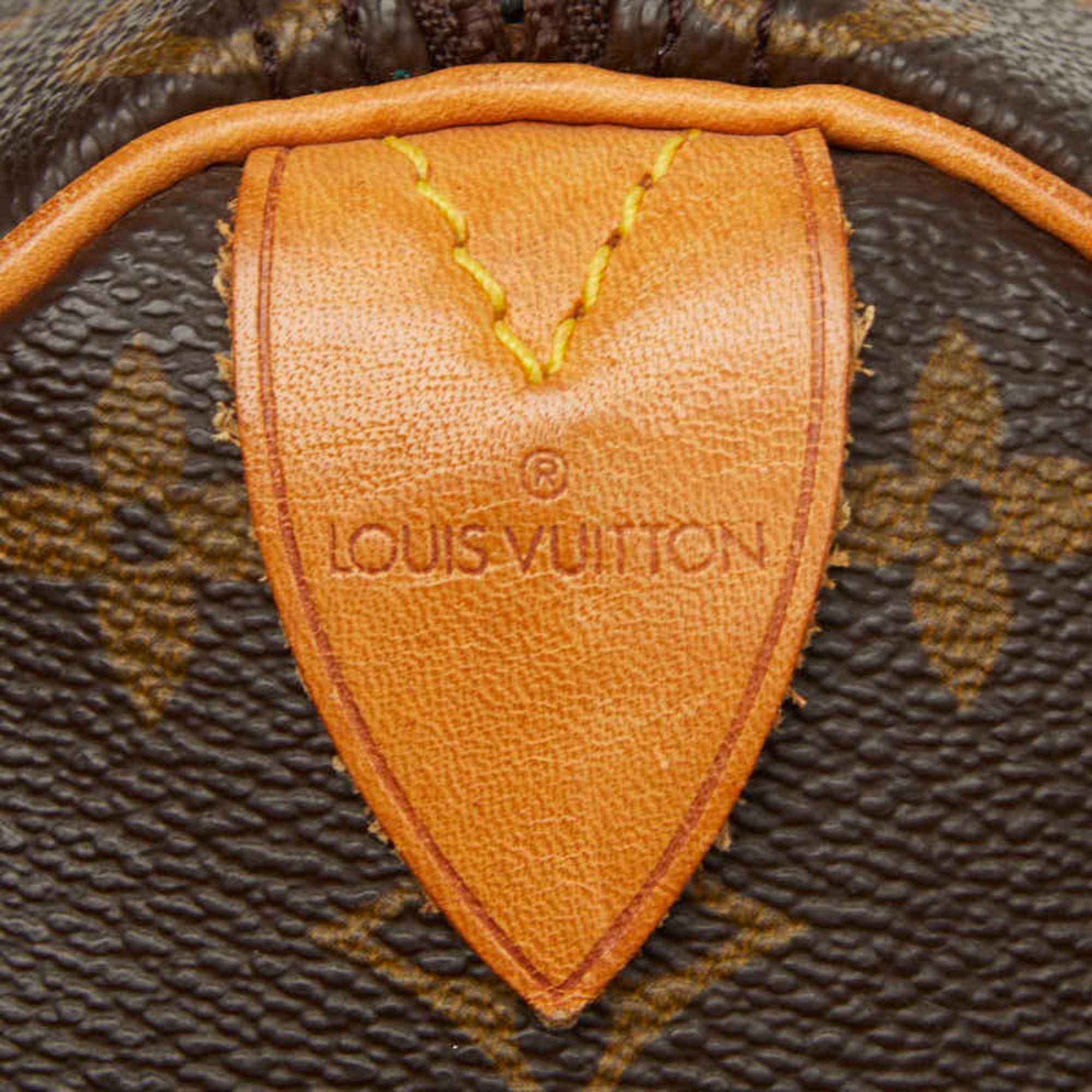 Louis Vuitton Brown Monogram Pvc Leather Boston Bag Handbag (Pre-Owned)