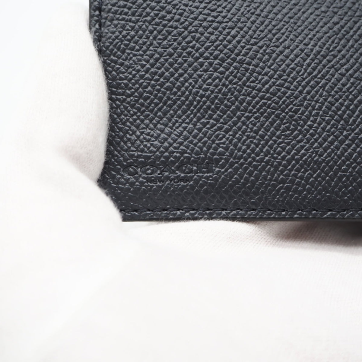 Coach Navy Wallet (Bi-Fold) (Pre-Owned)