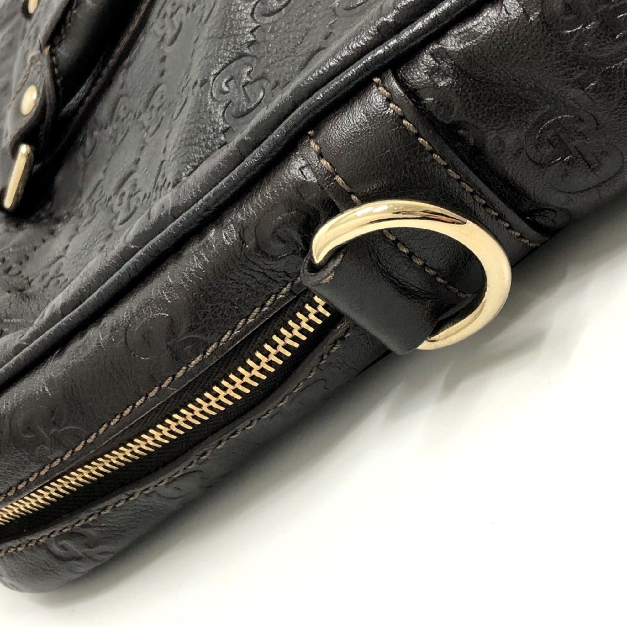 Gucci Brown Leather Briefcase (Pre-Owned)