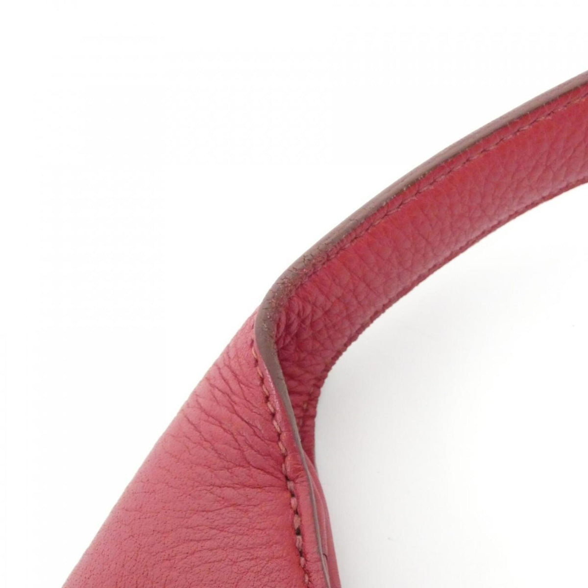Hermes Rouge Garance Taurillon Clemence Leather Shoulder Bag (Pre-Owned)