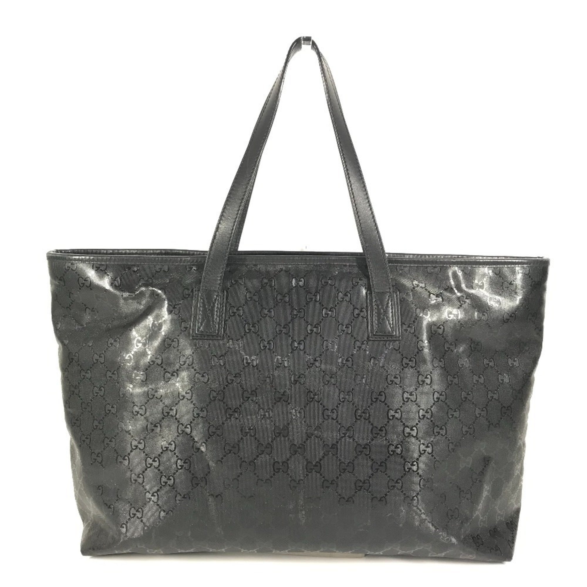 Gucci Gg Imprimé Black Gg Imprimé Shoulder Bag Tote Bag (Pre-Owned)