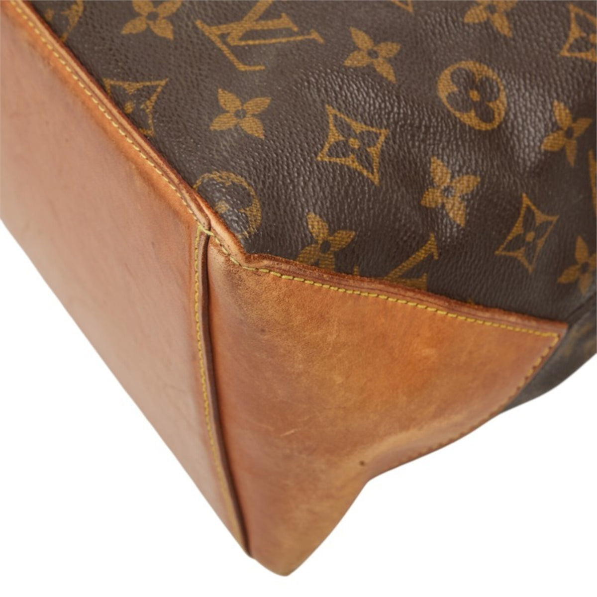 Louis Vuitton Brown Pvc Leather Shoulder Bag Tote Bag (Pre-Owned)