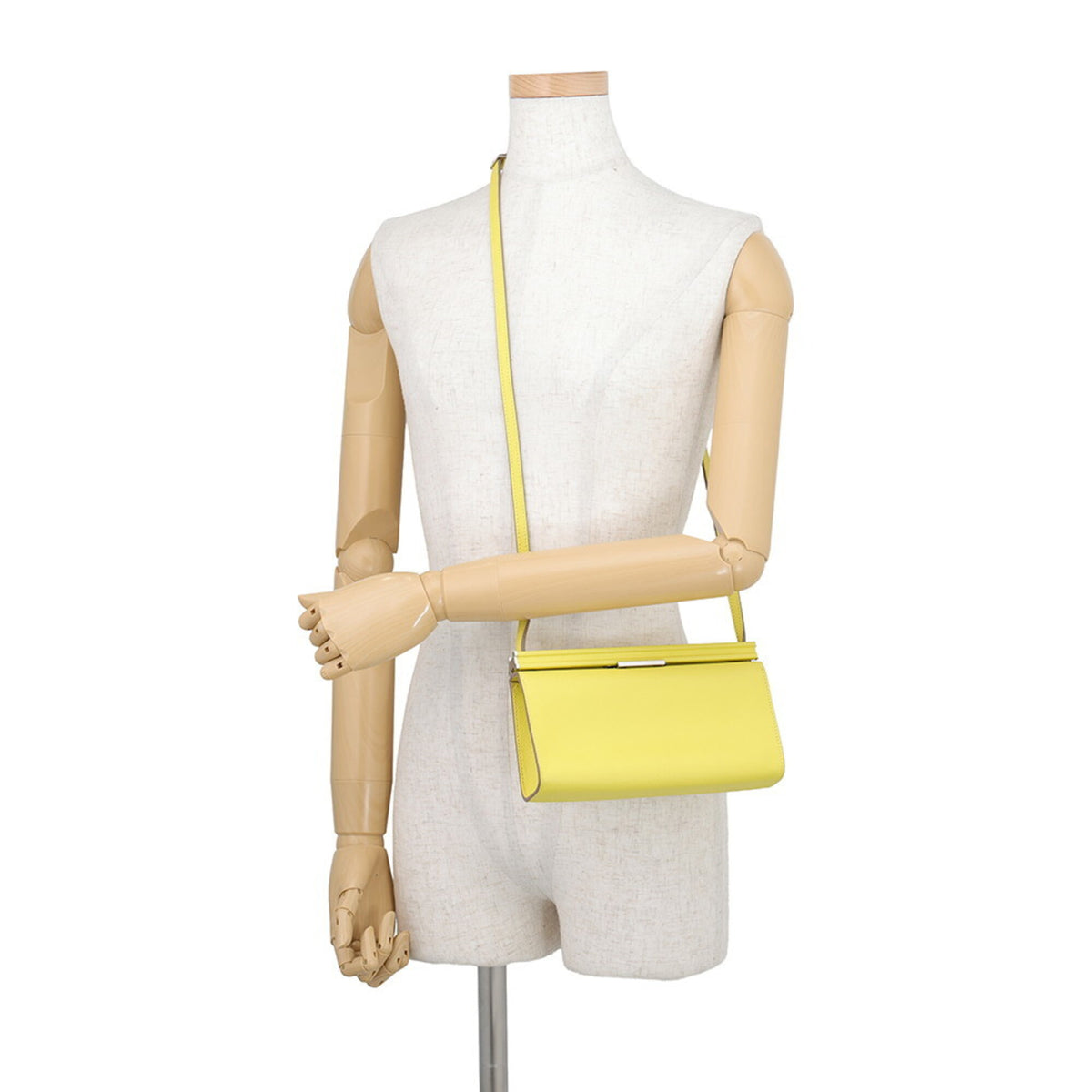 Hermes Lime Handbag Shoulder Bag (Pre-Owned)