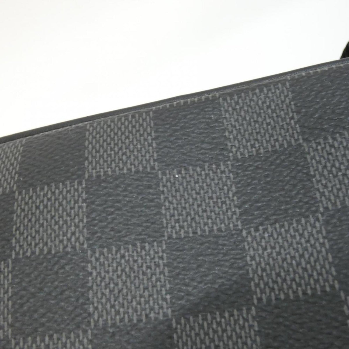 Louis Vuitton Graphite Coated Canvas Pouch Shoulder Bag (Pre-Owned)