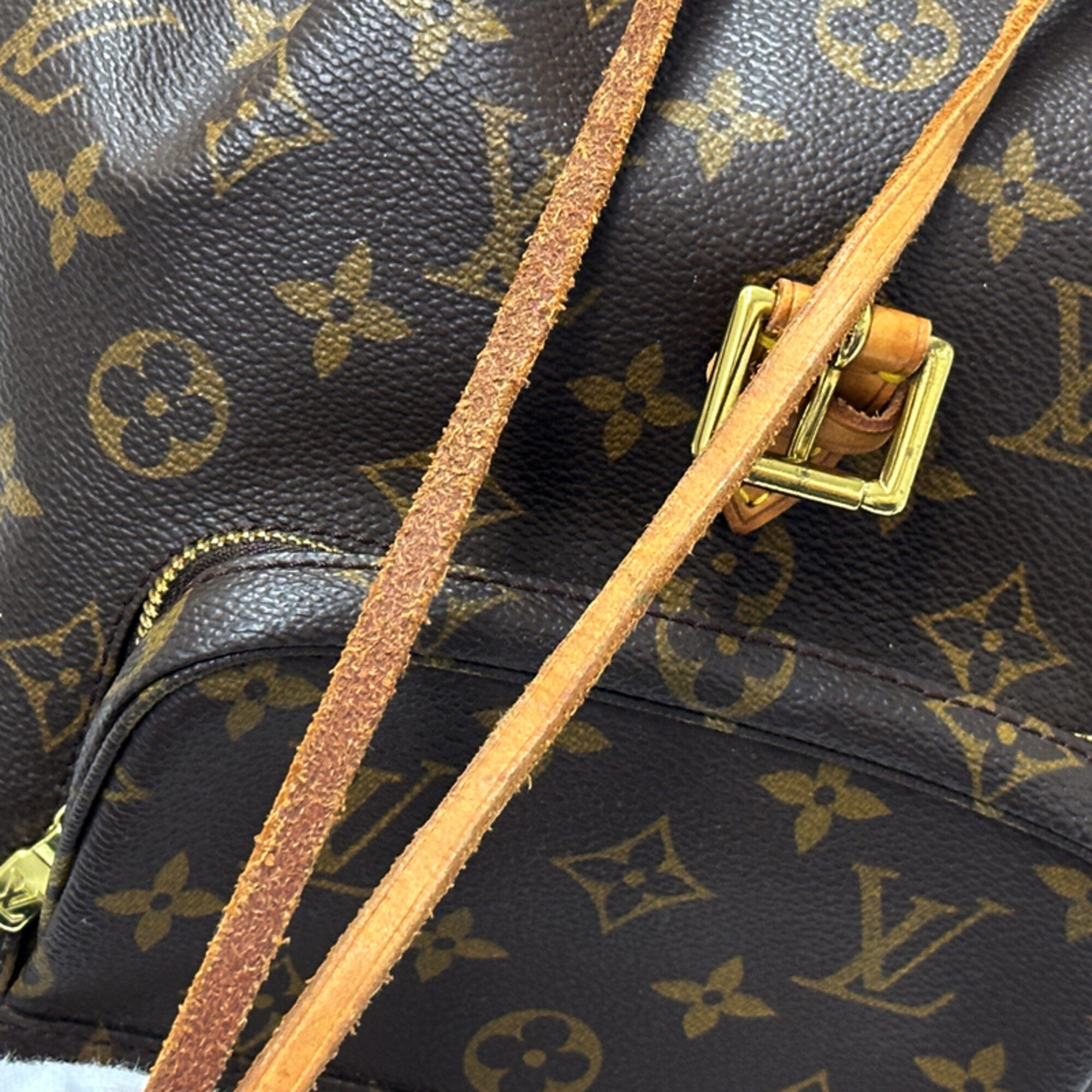Louis Vuitton Brown Monogram Canvas Backpack (Pre-Owned)