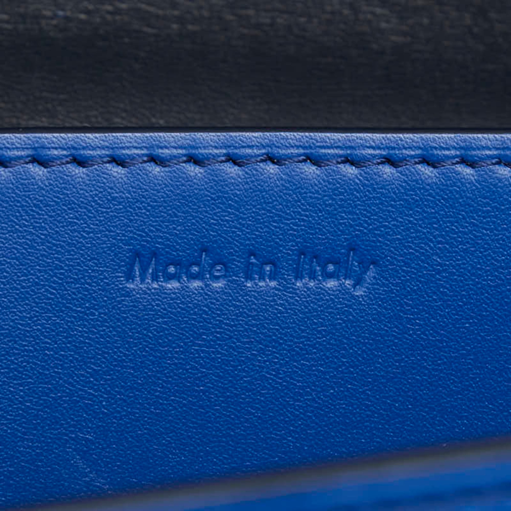 Celine Blue Suede Leather Shoulder Bag (Pre-Owned)