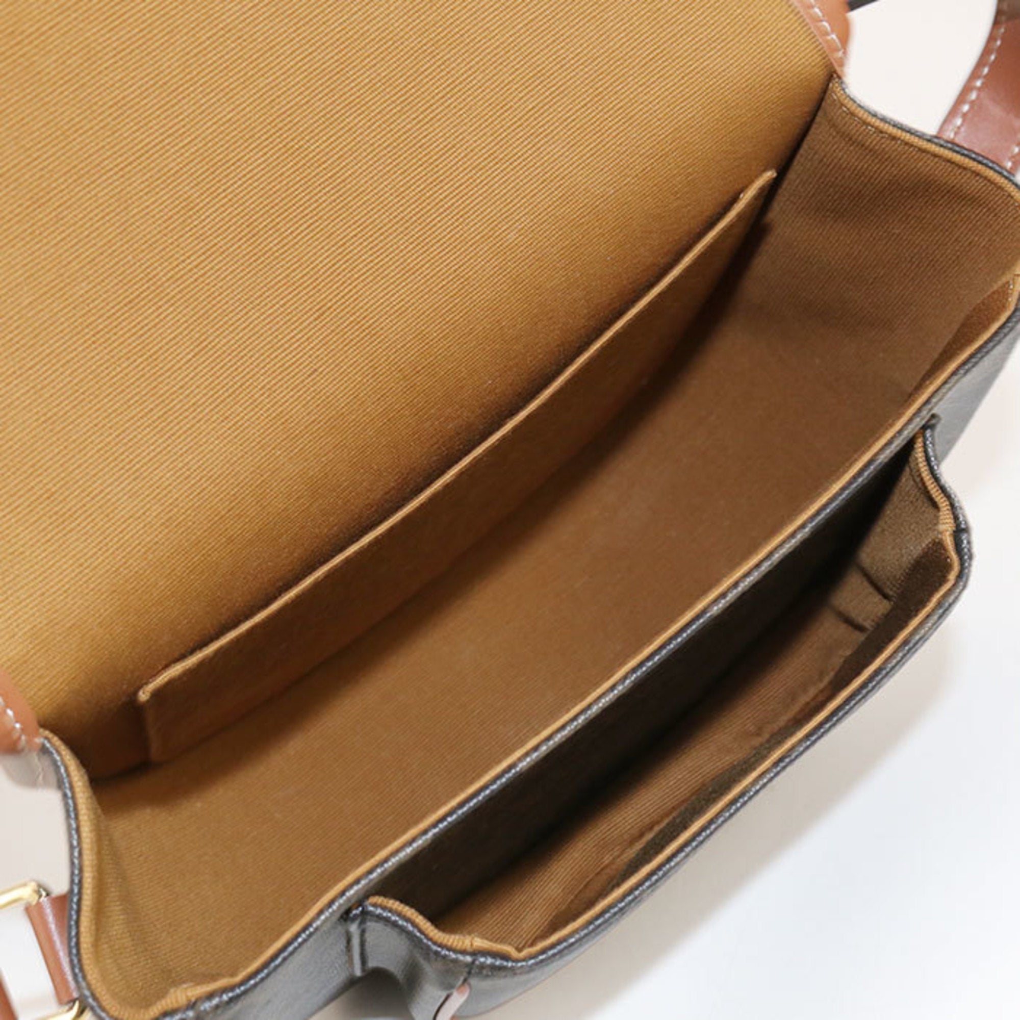 Celine Brown Pvc Shoulder Bag (Pre-Owned)
