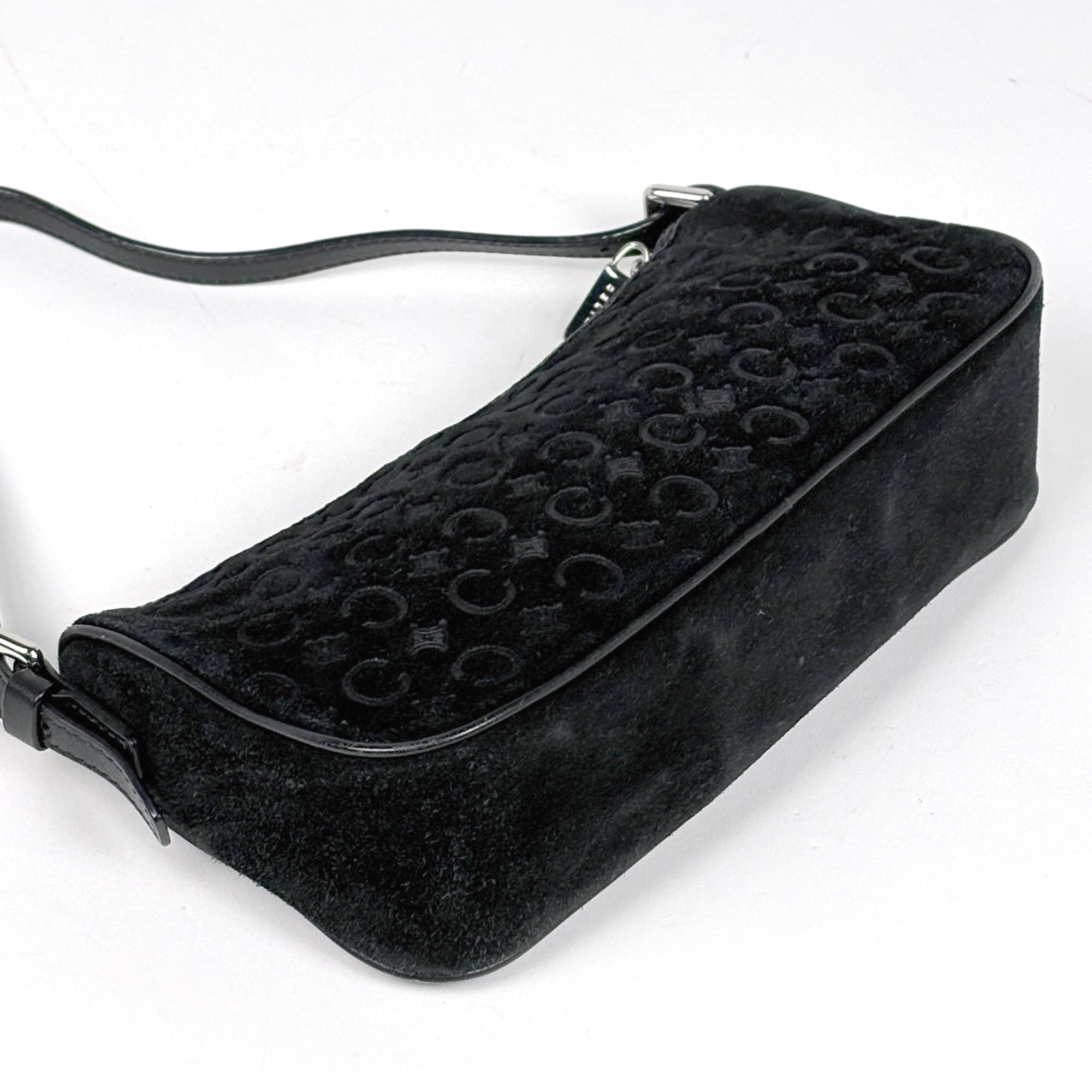 Celine Black Suede Handbag (Pre-Owned)