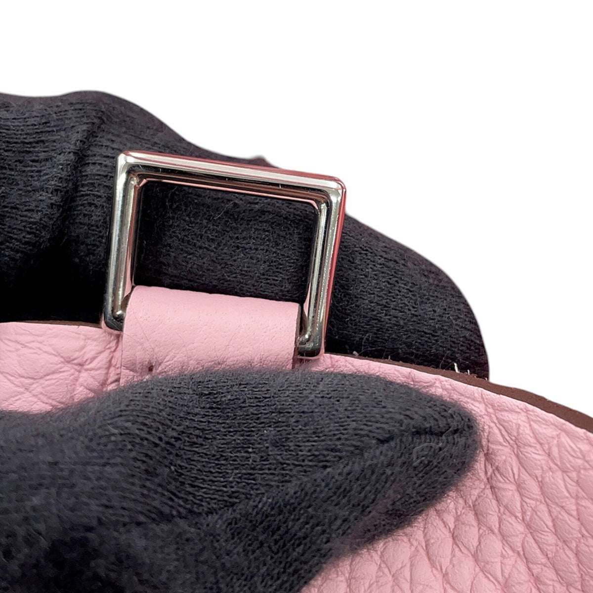 Hermes Picotin Rose Sakura Taurillon Clemence Leather Handbag (Pre-Owned)