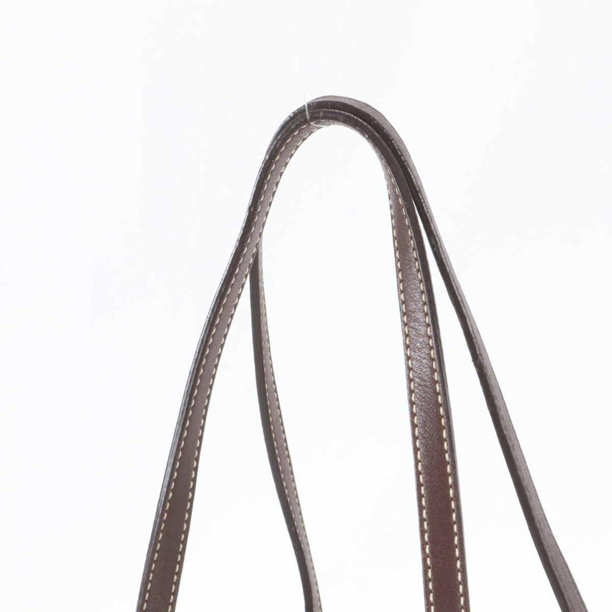 Coach Brown Leather Canvas Handbag Shoulder Bag Tote Bag (Pre-Owned)