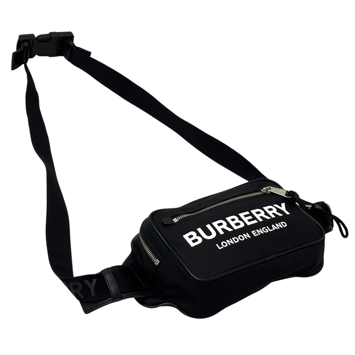 Burberry Black Nylon Handbag Sling Bag (Pre-Owned)