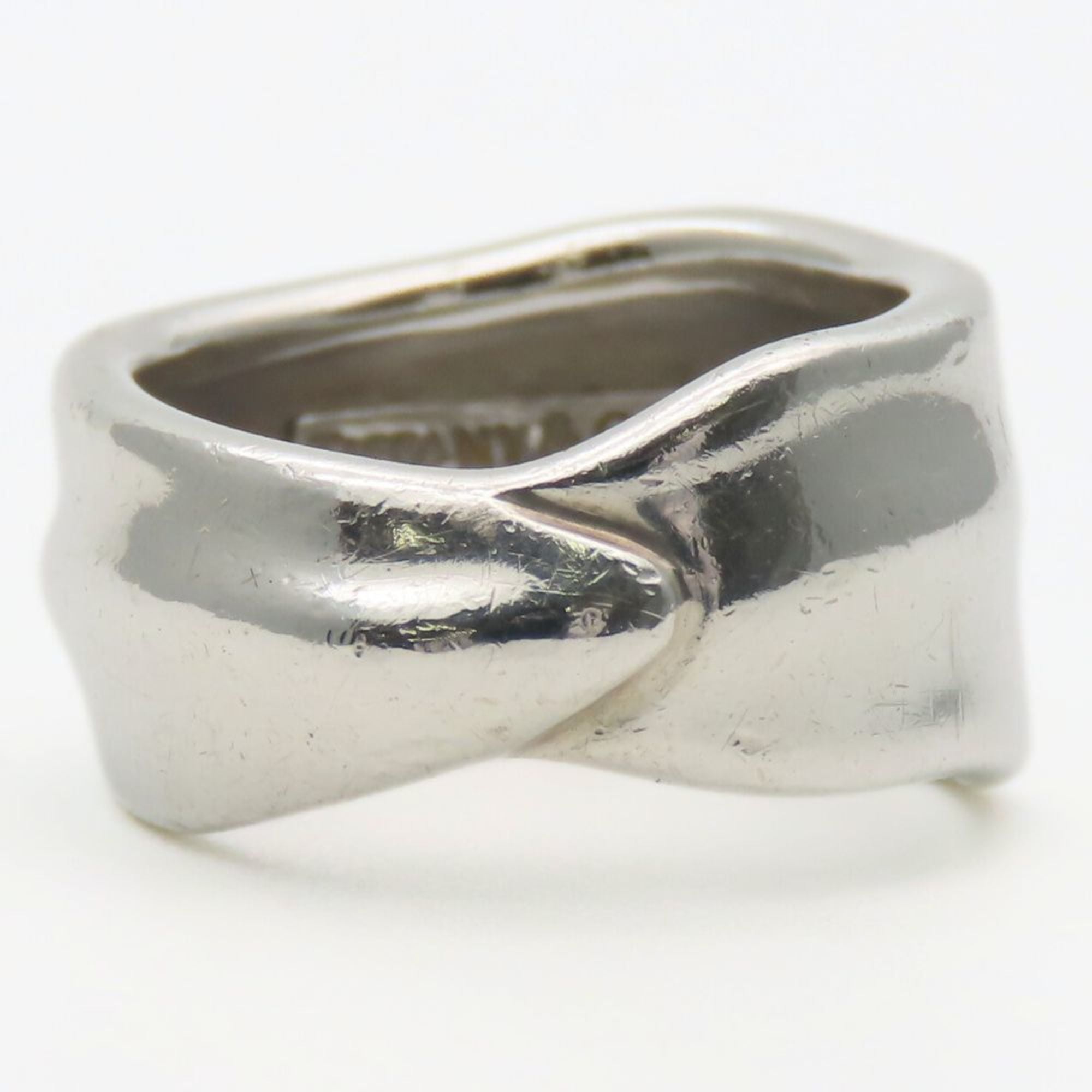 Tiffany Silver Silver 925 Band Ring (Pre-Owned)
