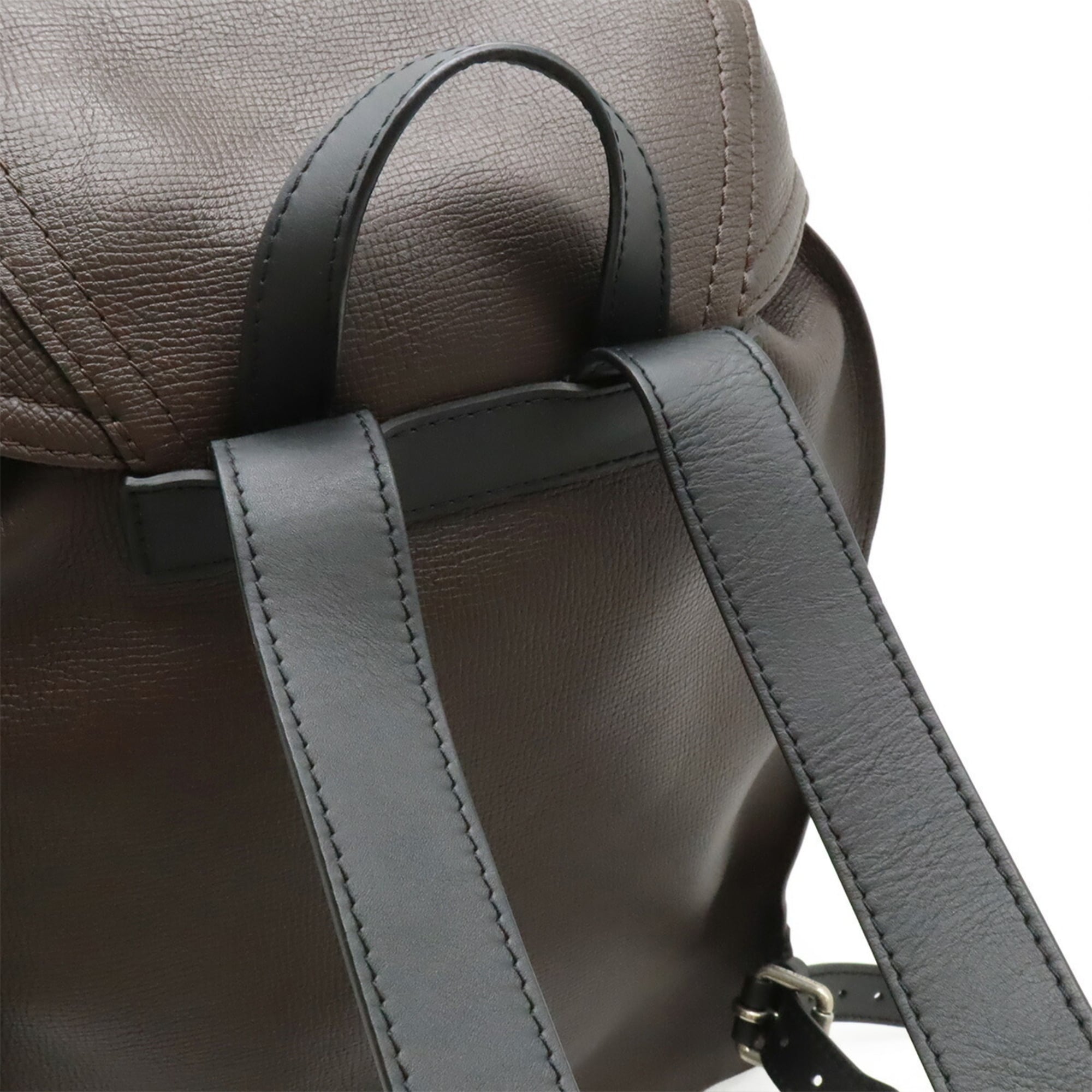 Louis Vuitton Marron Utah Leather Backpack (Pre-Owned)
