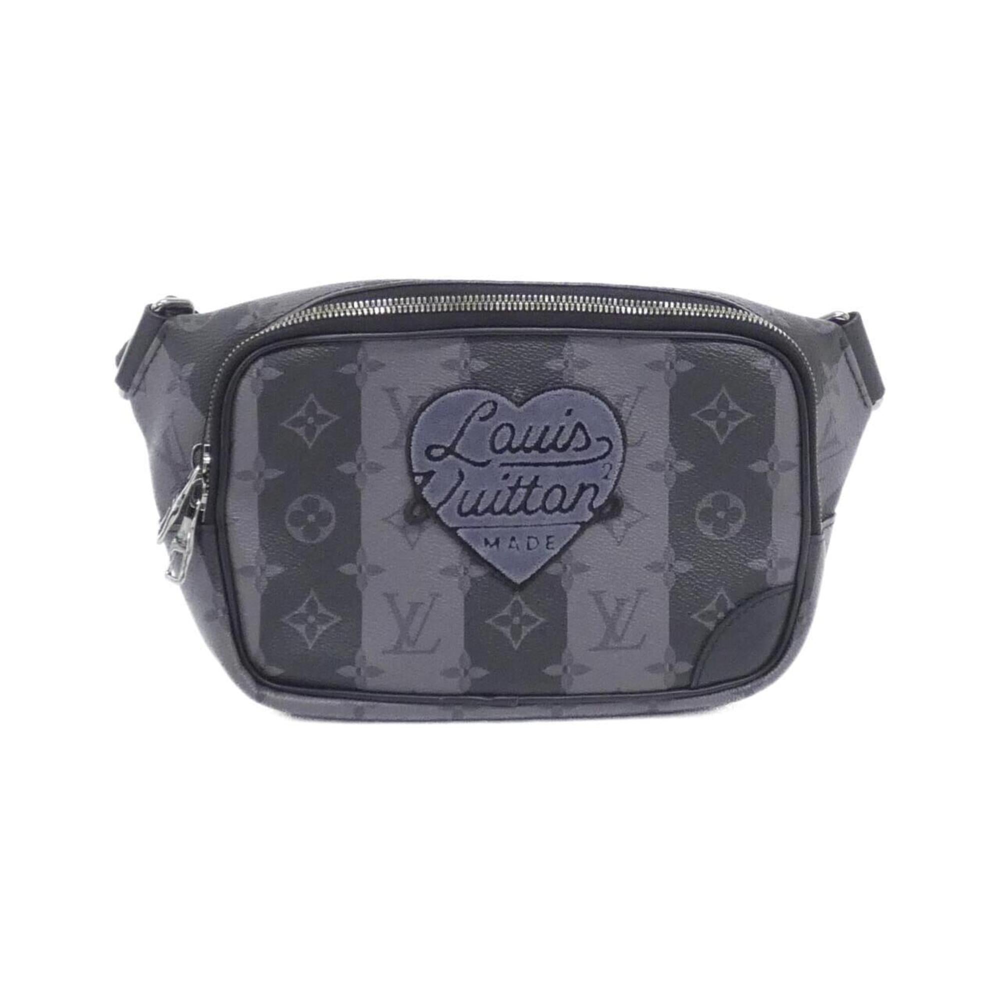 Louis Vuitton Black Monogram Coated Canvas Shoulder Bag (Pre-Owned)