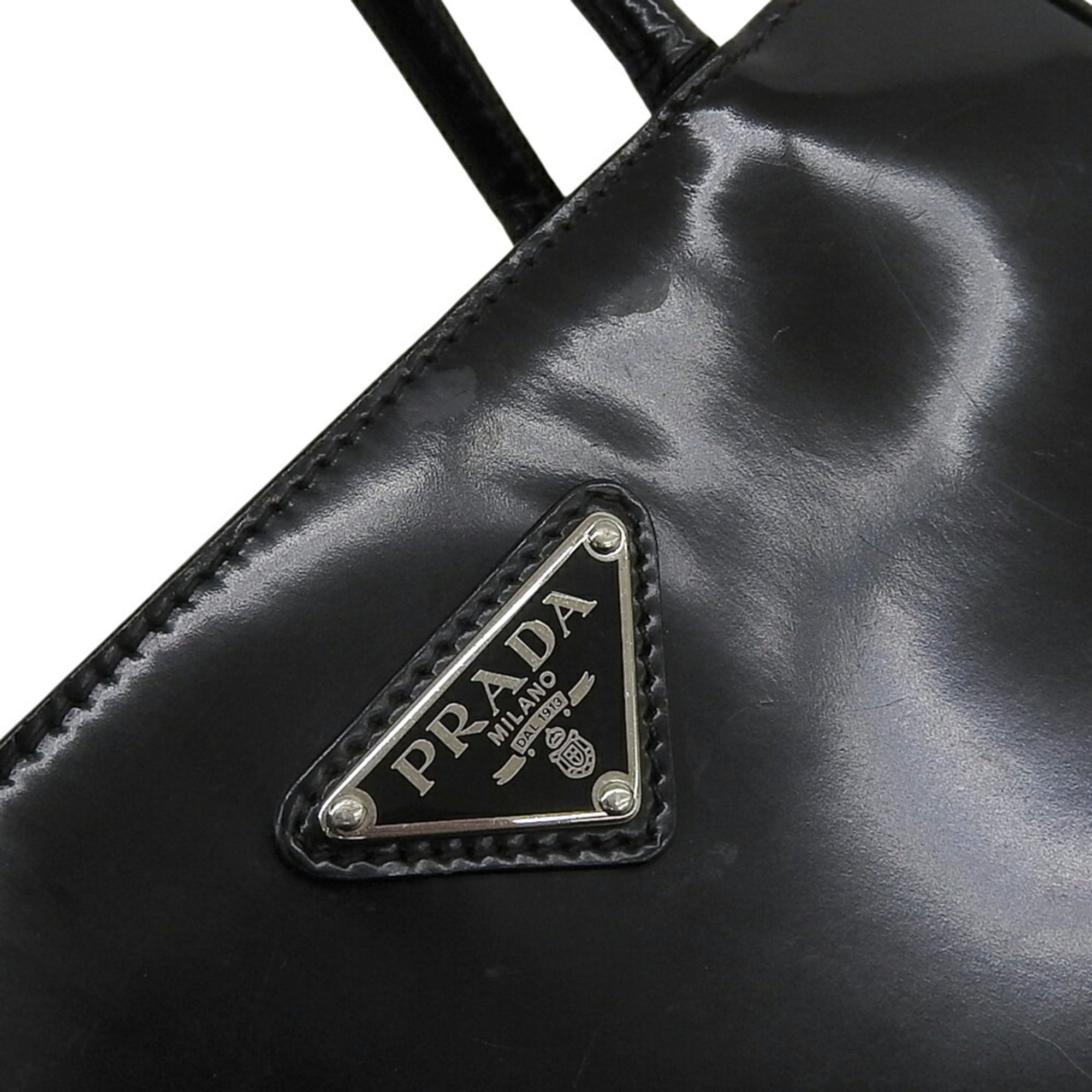 Prada Black Leather Shoulder Bag (Pre-Owned)